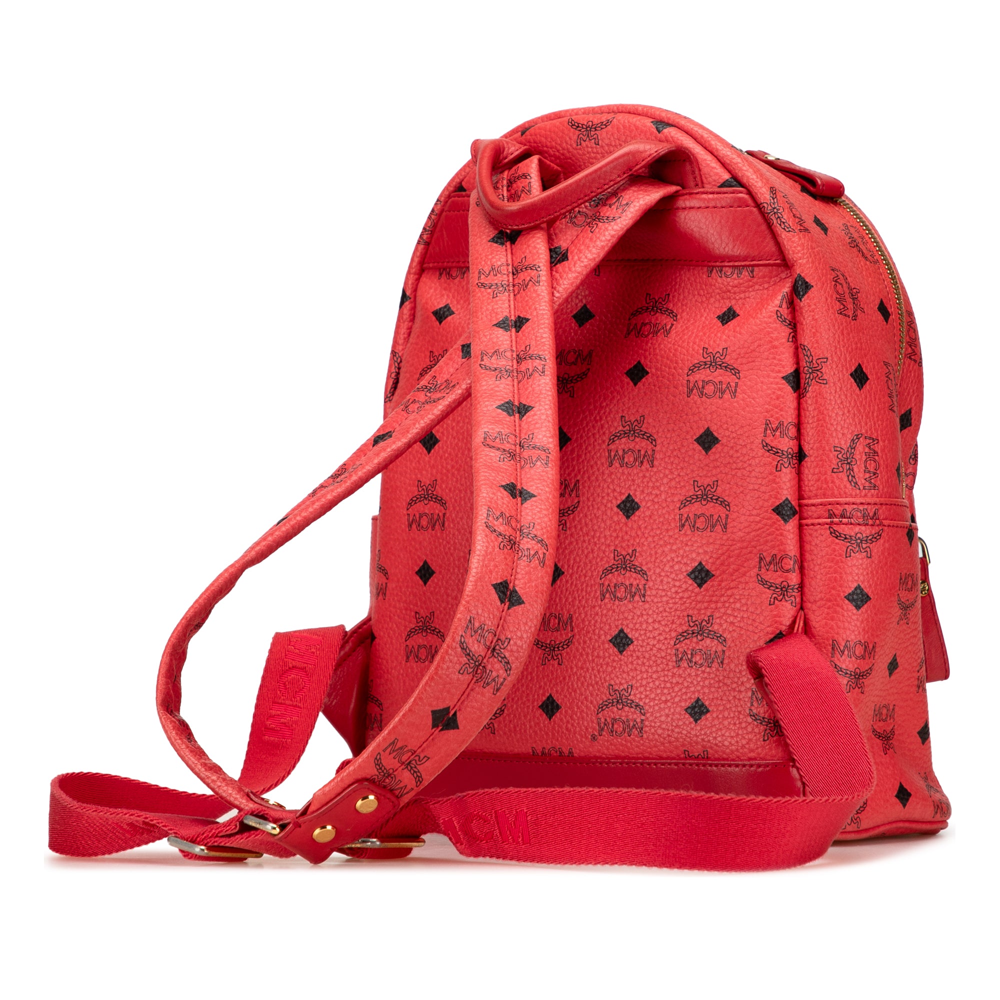 MCM Mini Visetos Coated Canvas Stark Backpack