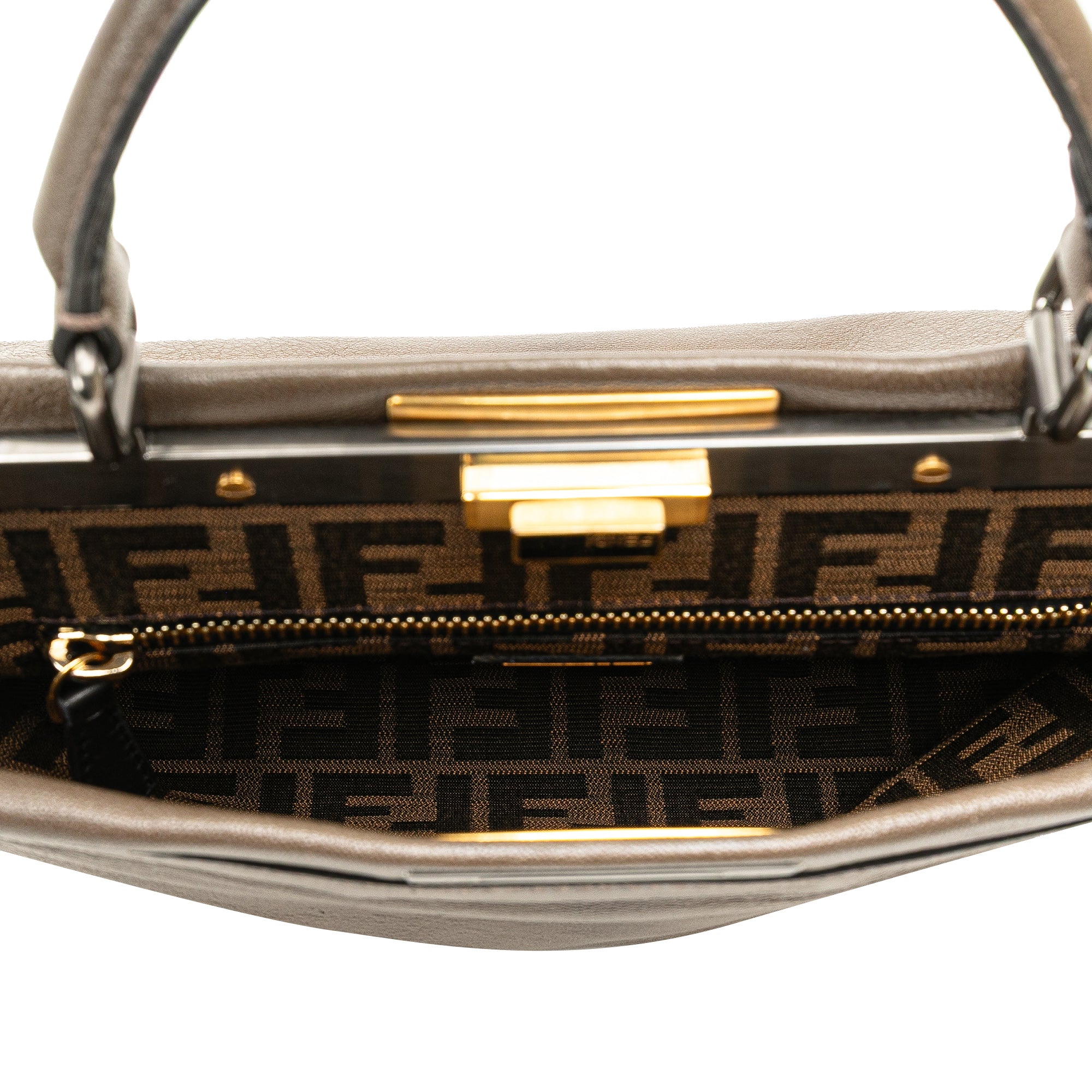Fendi Medium Calfskin Peekaboo Iconic Satchel