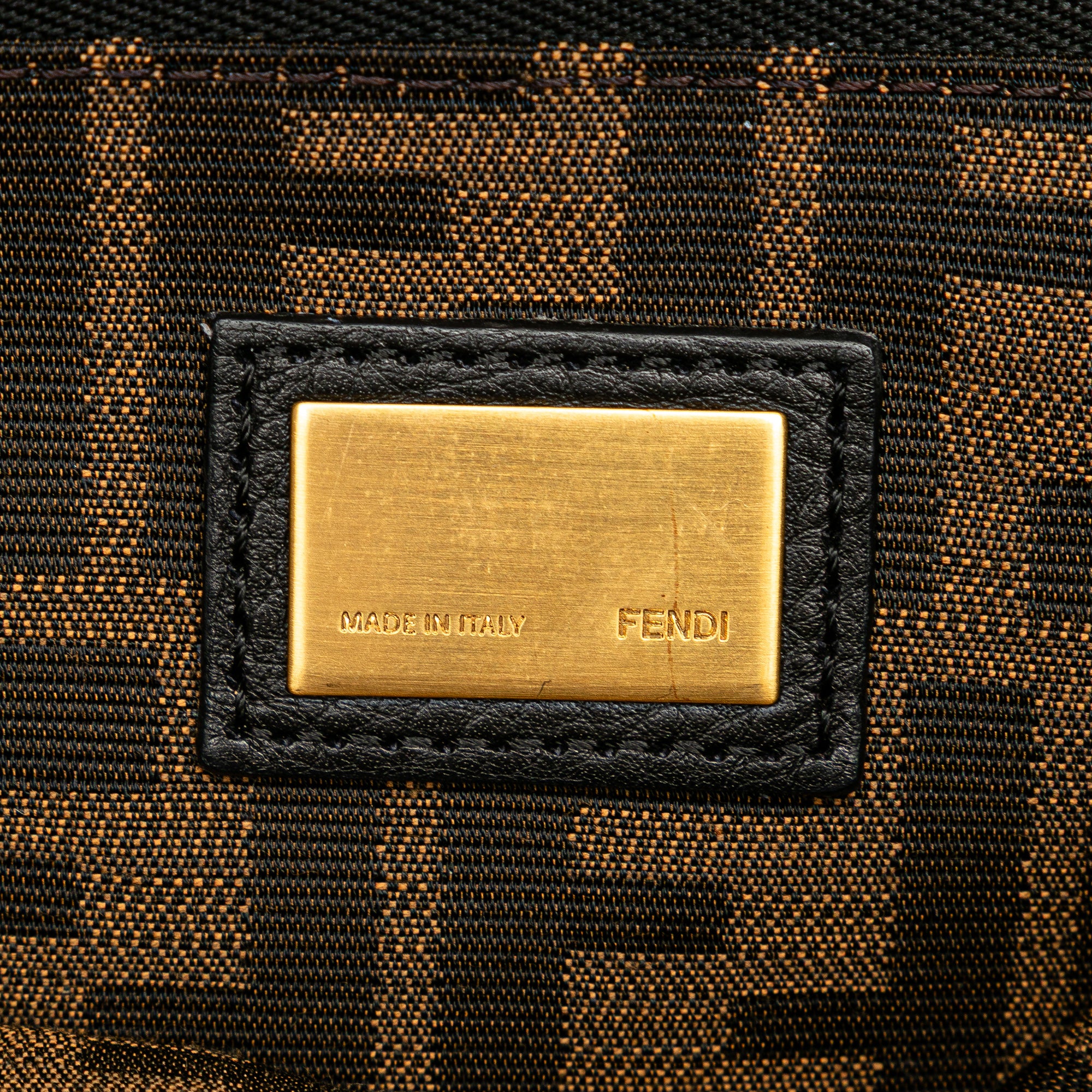 Fendi Medium Calfskin Peekaboo Iconic Satchel