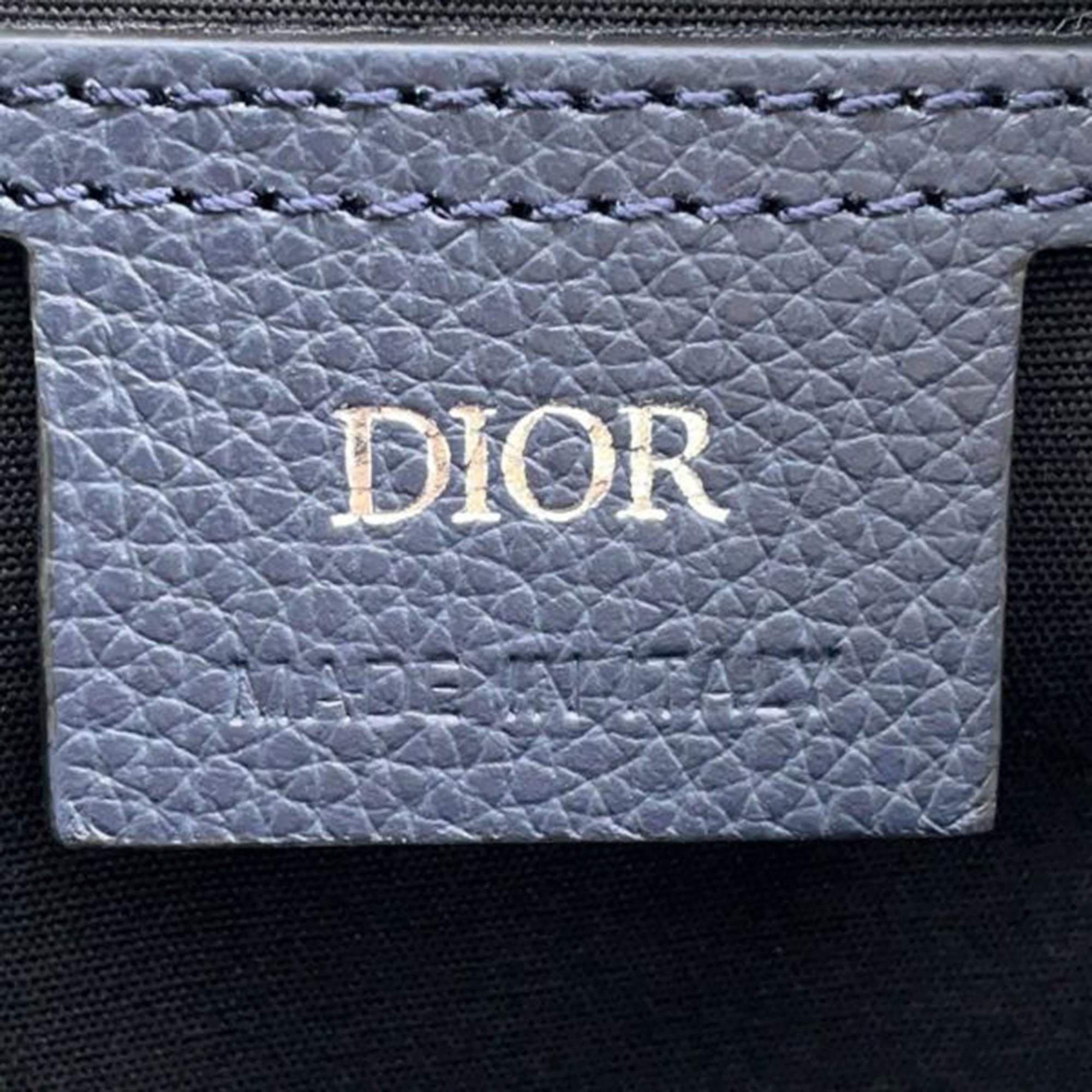 Dior Shawn Stussy Grained Calfskin Year of the Ox Sling Bag