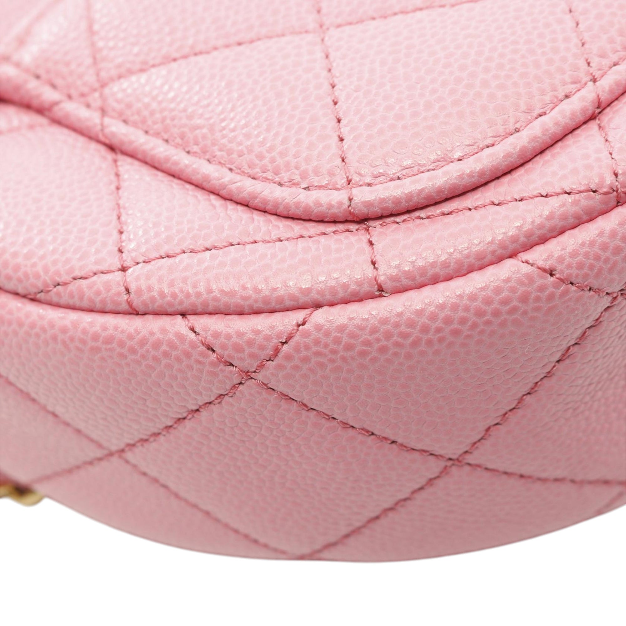 Chanel Mini Quilted Caviar CC Messenger Flap