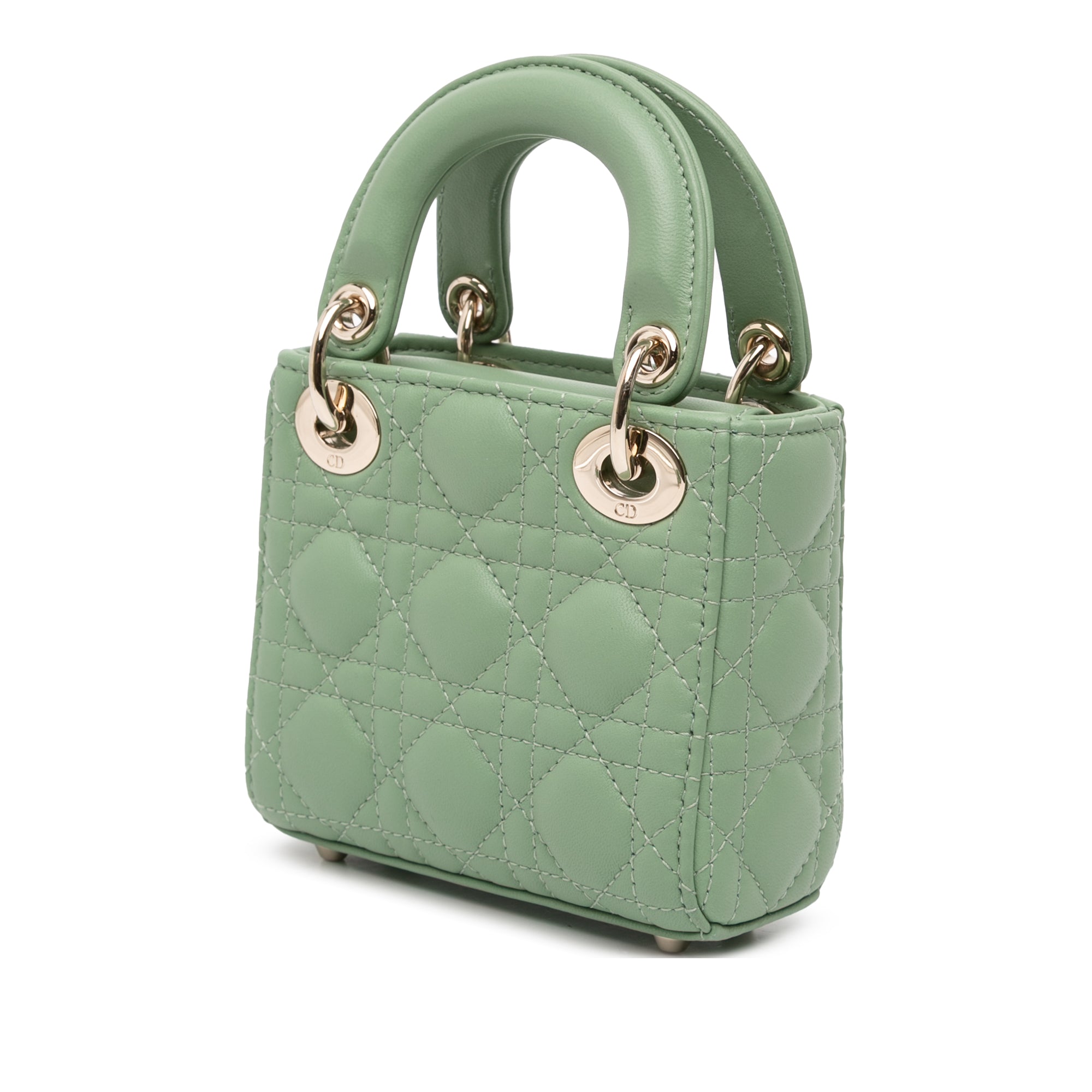 Dior Micro Lambskin Cannage Lady Dior