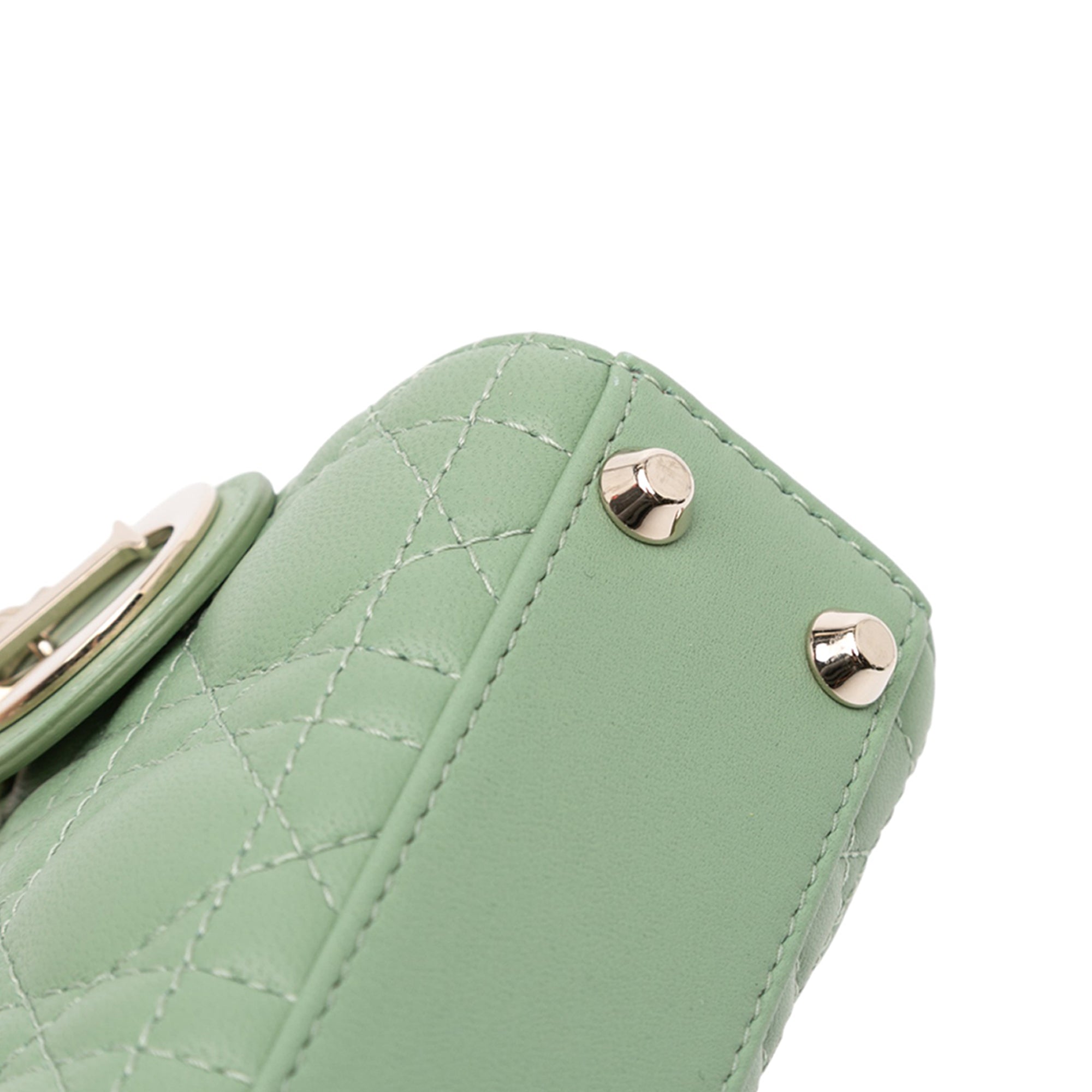 Dior Micro Lambskin Cannage Lady Dior