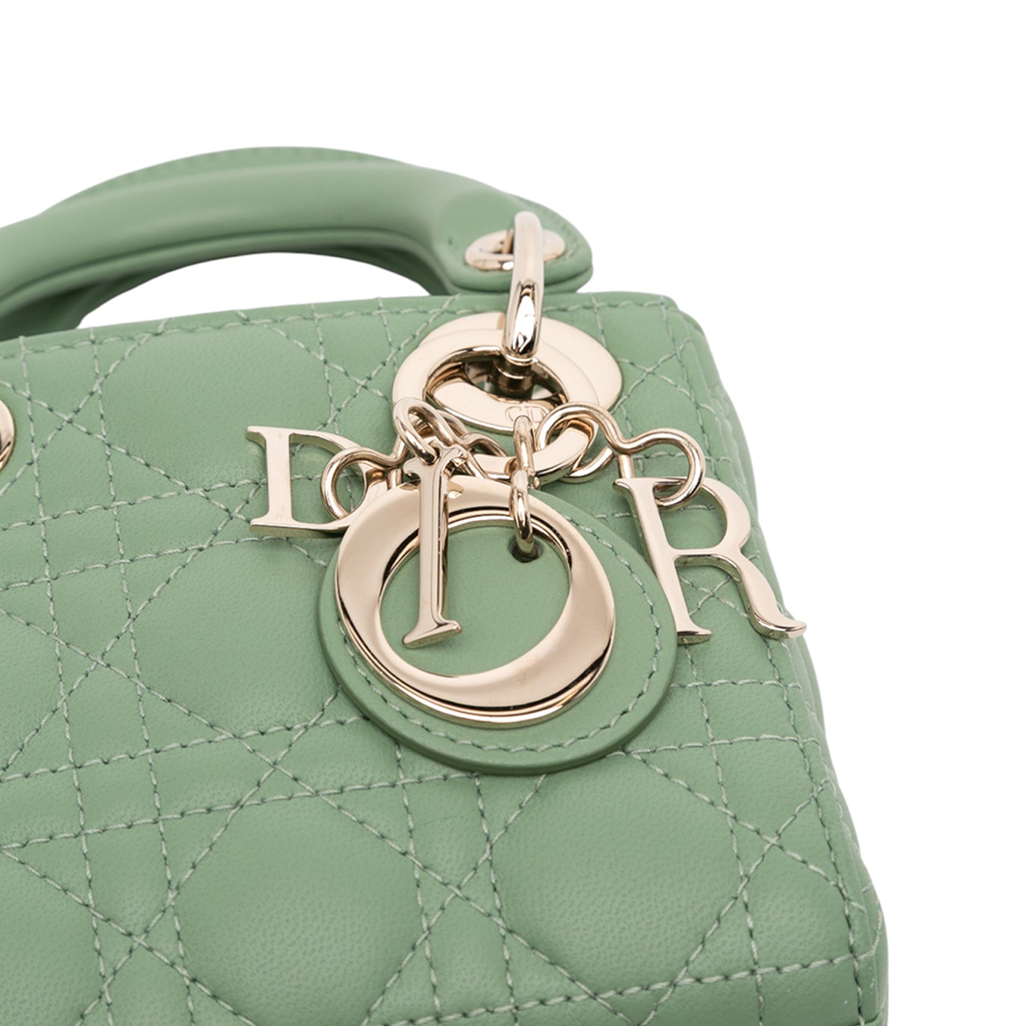 Dior Micro Lambskin Cannage Lady Dior