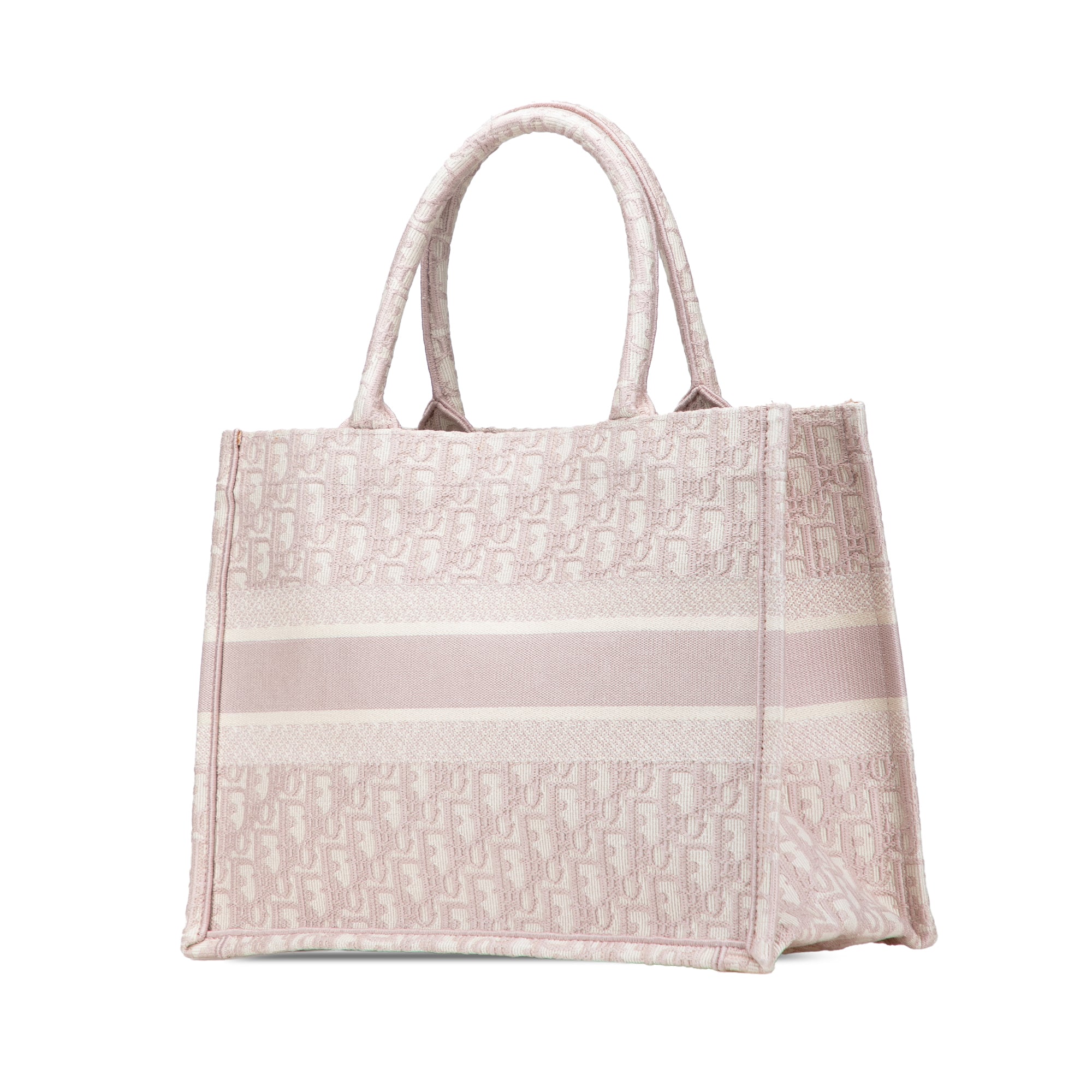 Dior Medium Oblique Embroidered Canvas Book Tote