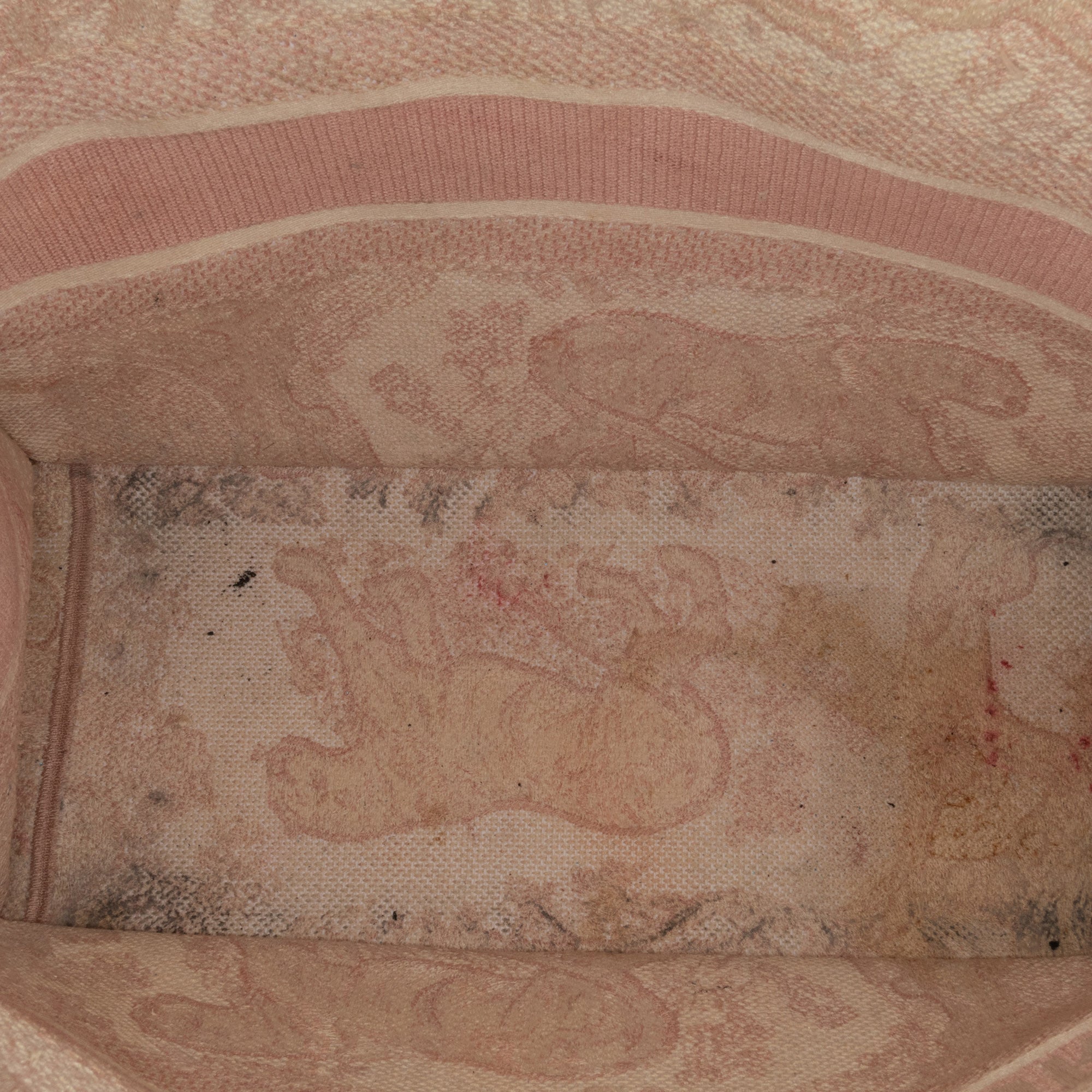 Dior Medium Canvas Embroidered Dioriviera Toile De Jouy Book Tote