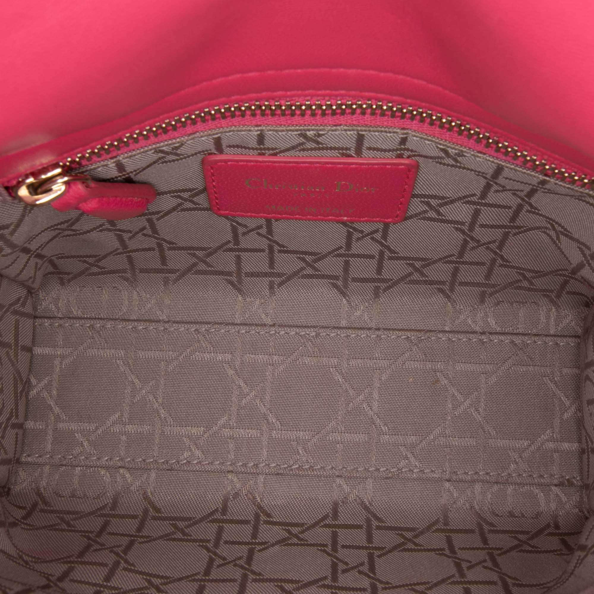 Dior Mini Lambskin Cannage Lady Dior