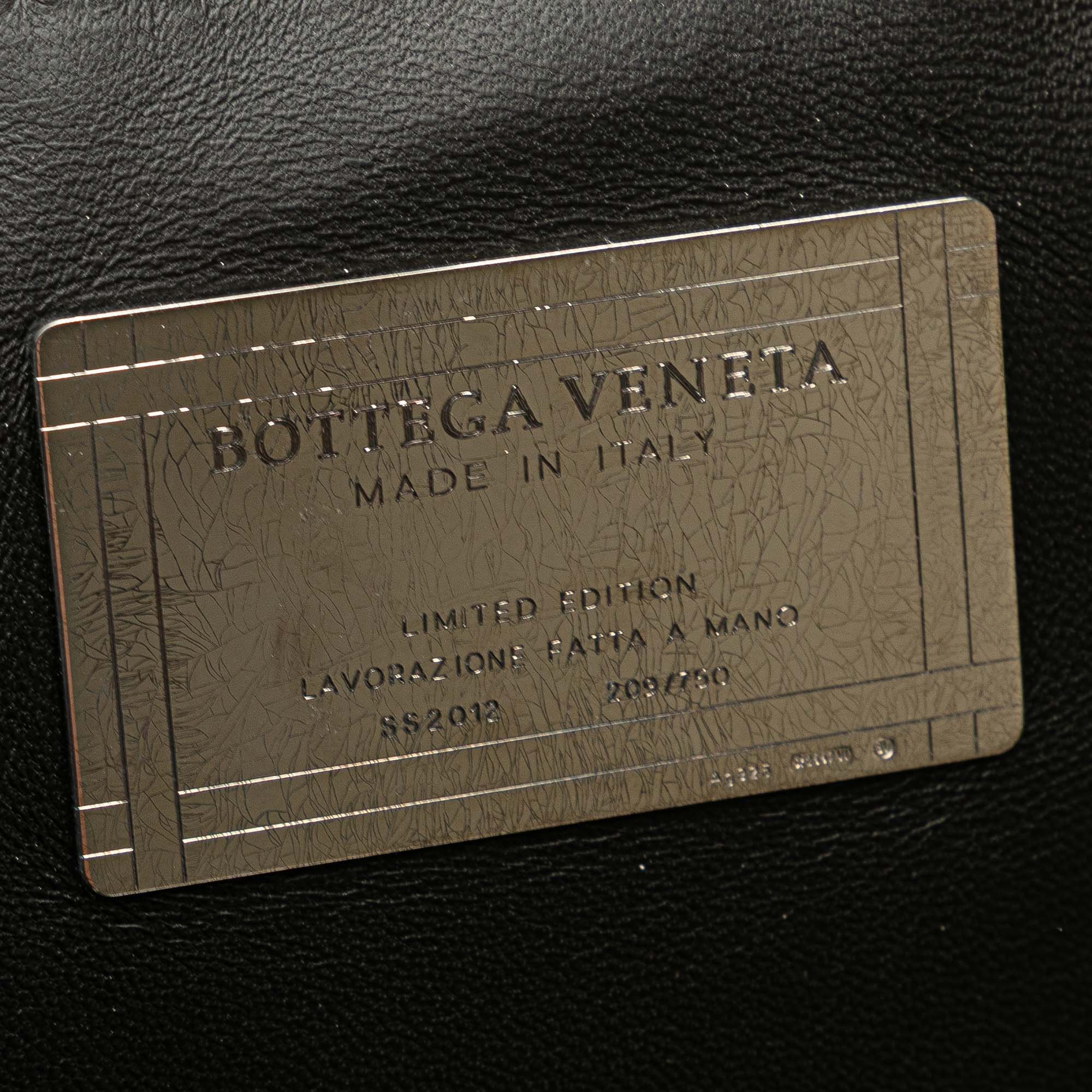 Bottega Veneta Medium Lambskin Intreccio Cabat Tote