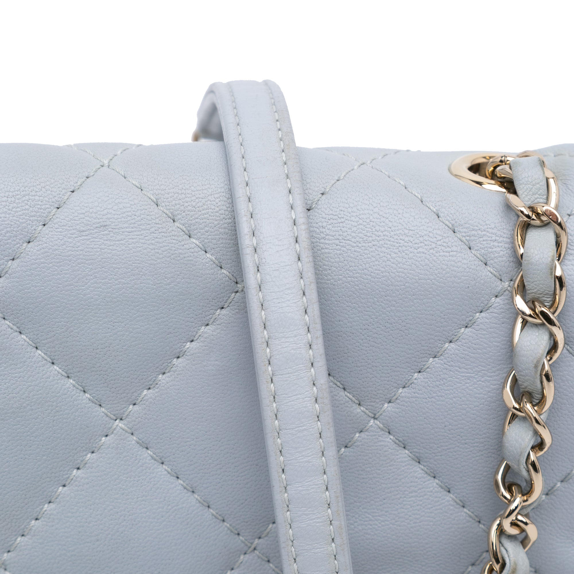 Chanel Mini Calfskin Chain Around Flap