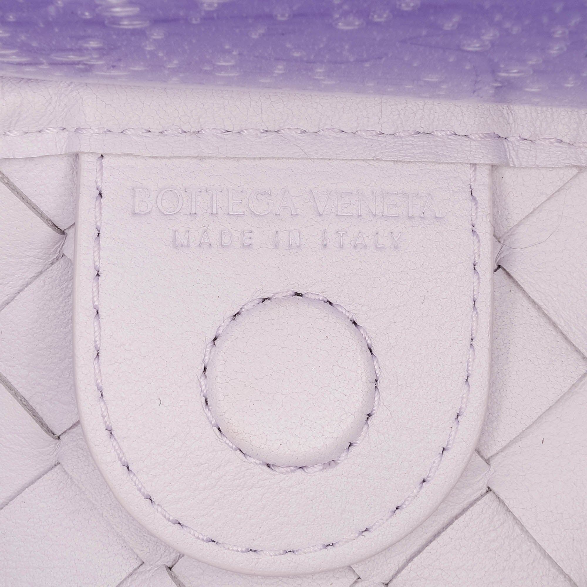 Bottega Veneta Limited Edition Murano Glass Lambskin Intrecciato Sardine