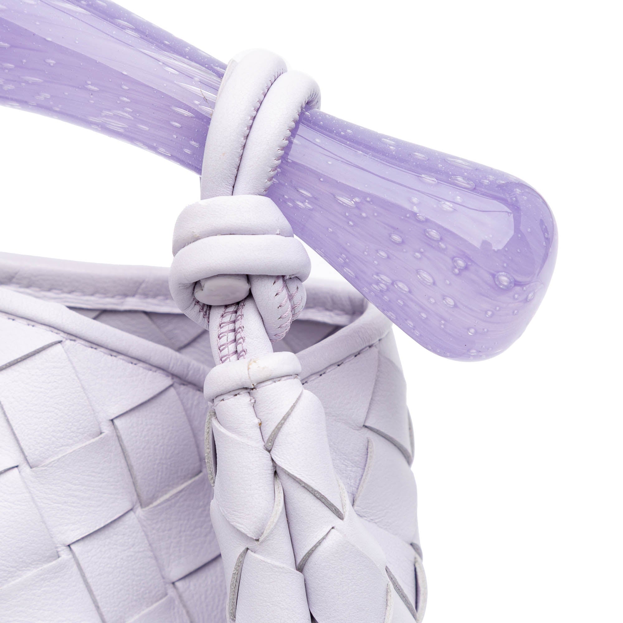 Bottega Veneta Limited Edition Murano Glass Lambskin Intrecciato Sardine