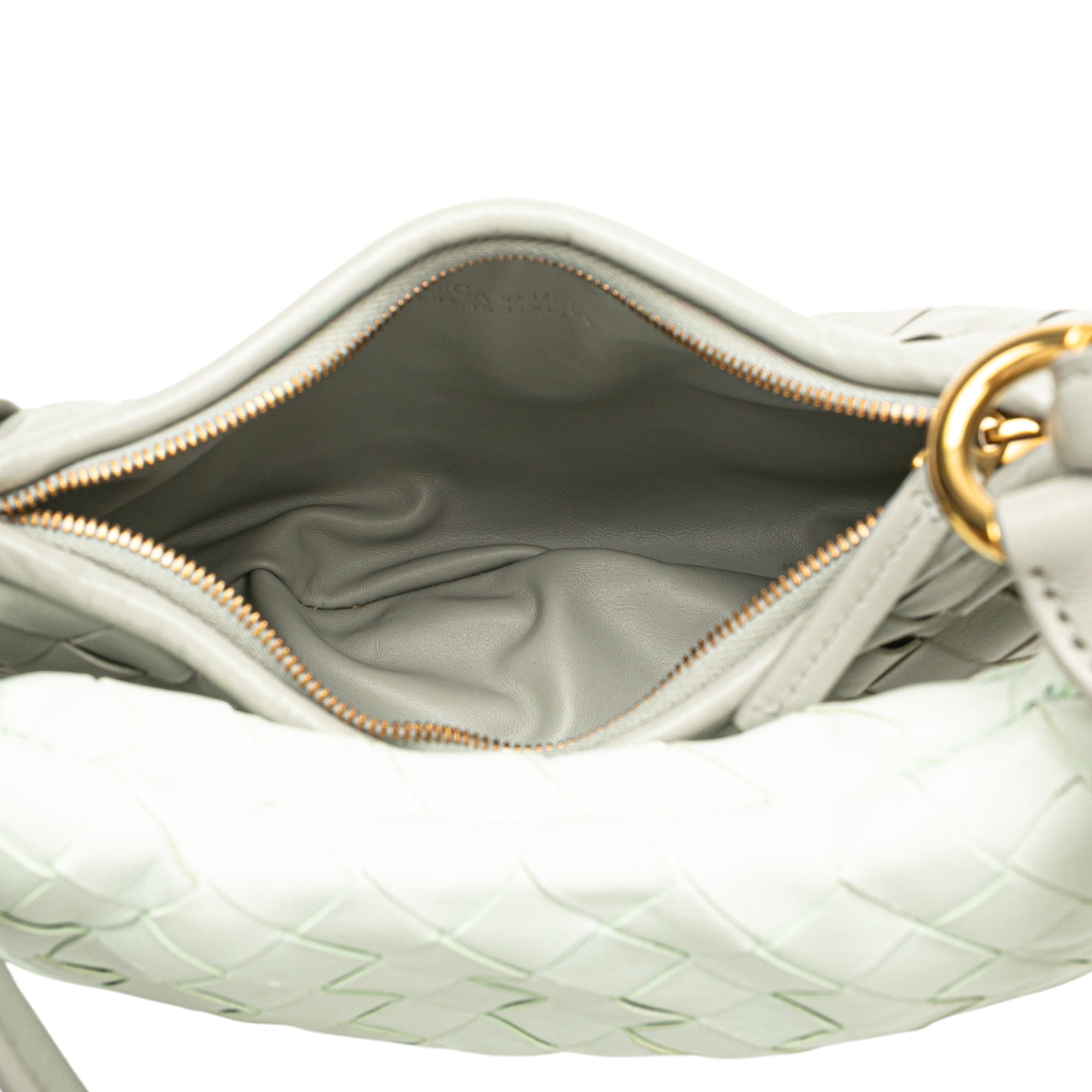 Bottega Veneta Small Bicolor Lambskin Intrecciato Gemelli Bag