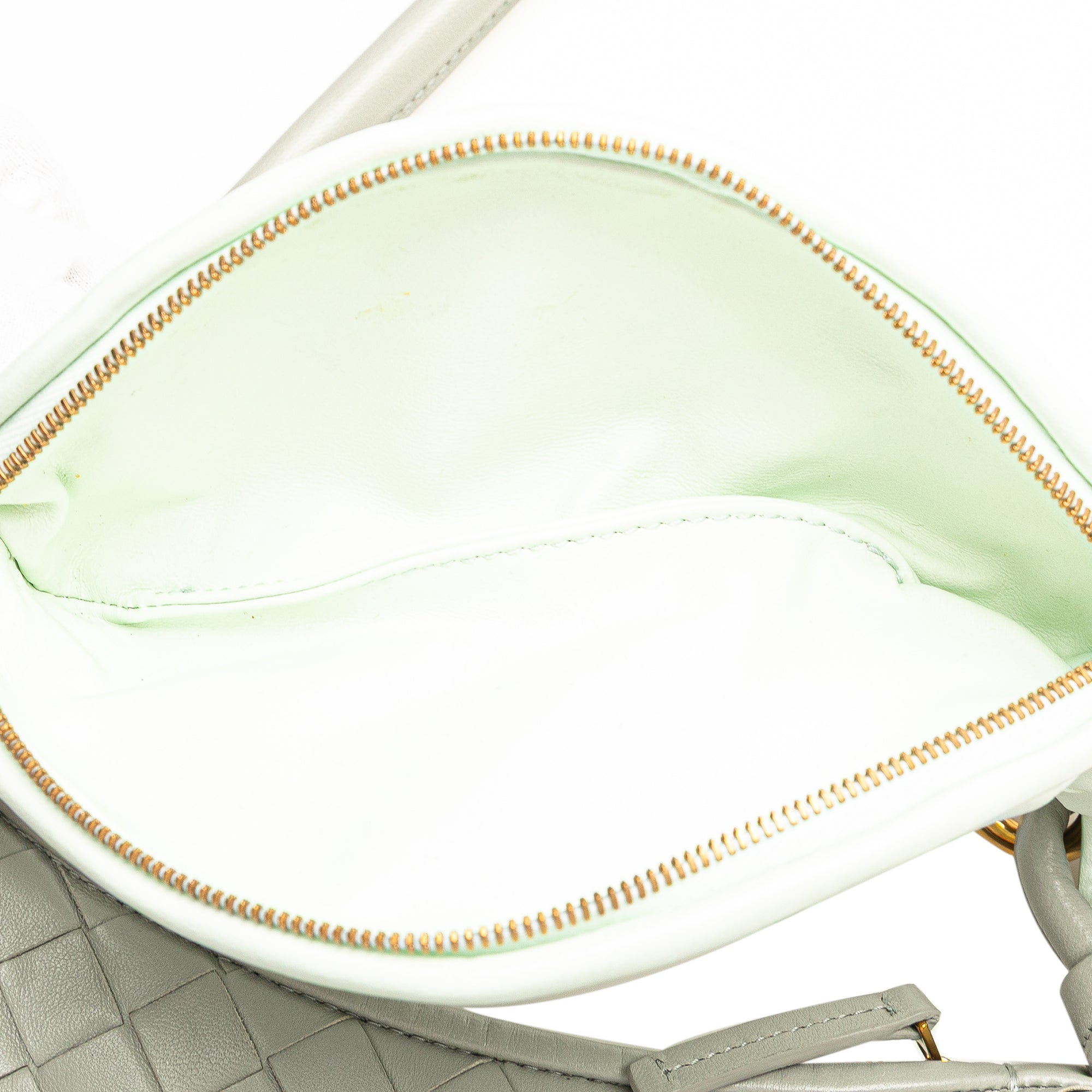Bottega Veneta Small Bicolor Lambskin Intrecciato Gemelli Bag