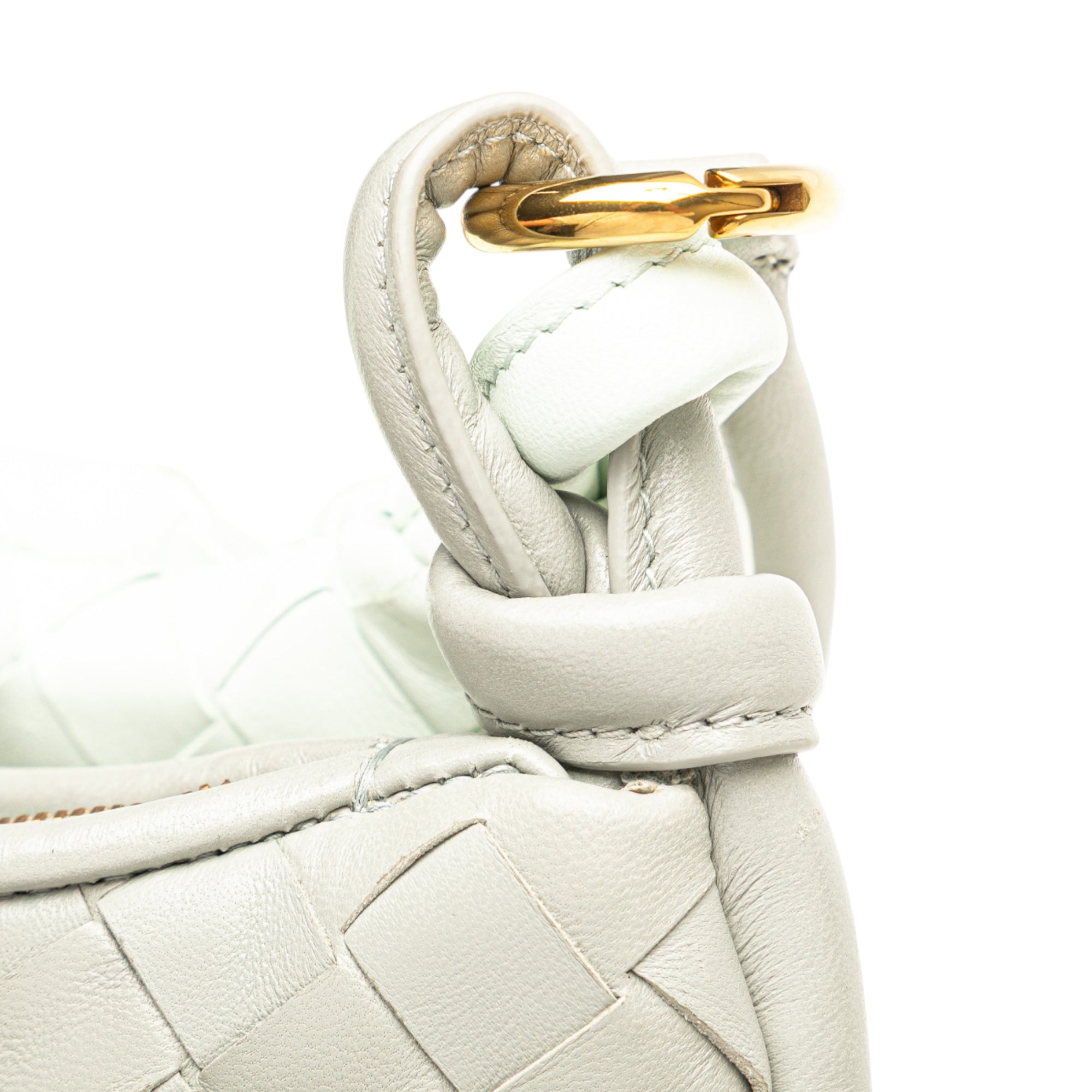 Bottega Veneta Small Bicolor Lambskin Intrecciato Gemelli Bag
