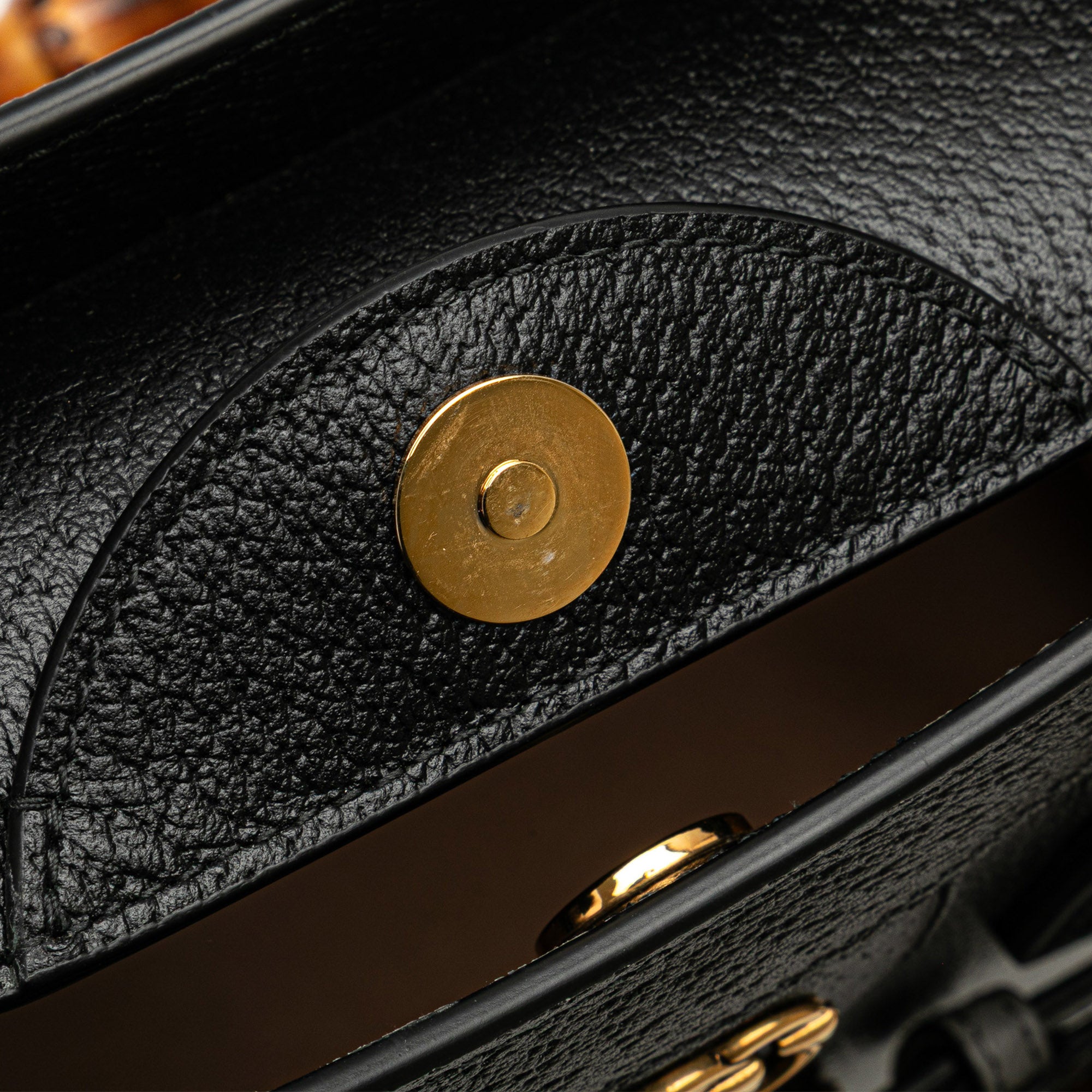 Gucci Medium Leather Bamboo Diana Satchel