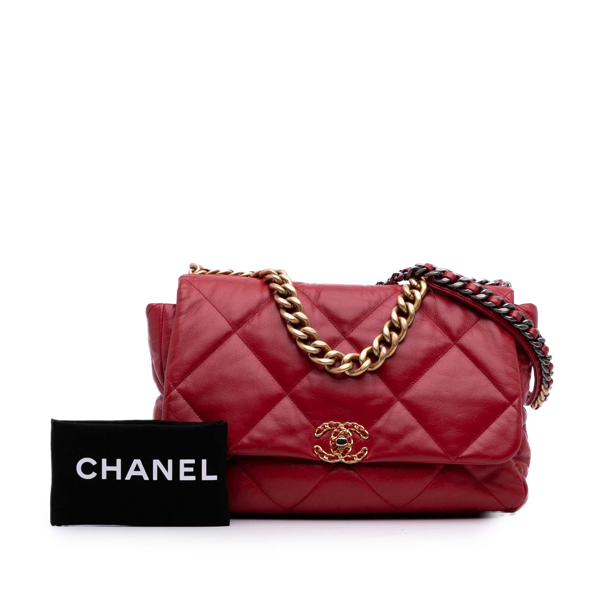 Chanel Maxi Lambskin 19 Flap