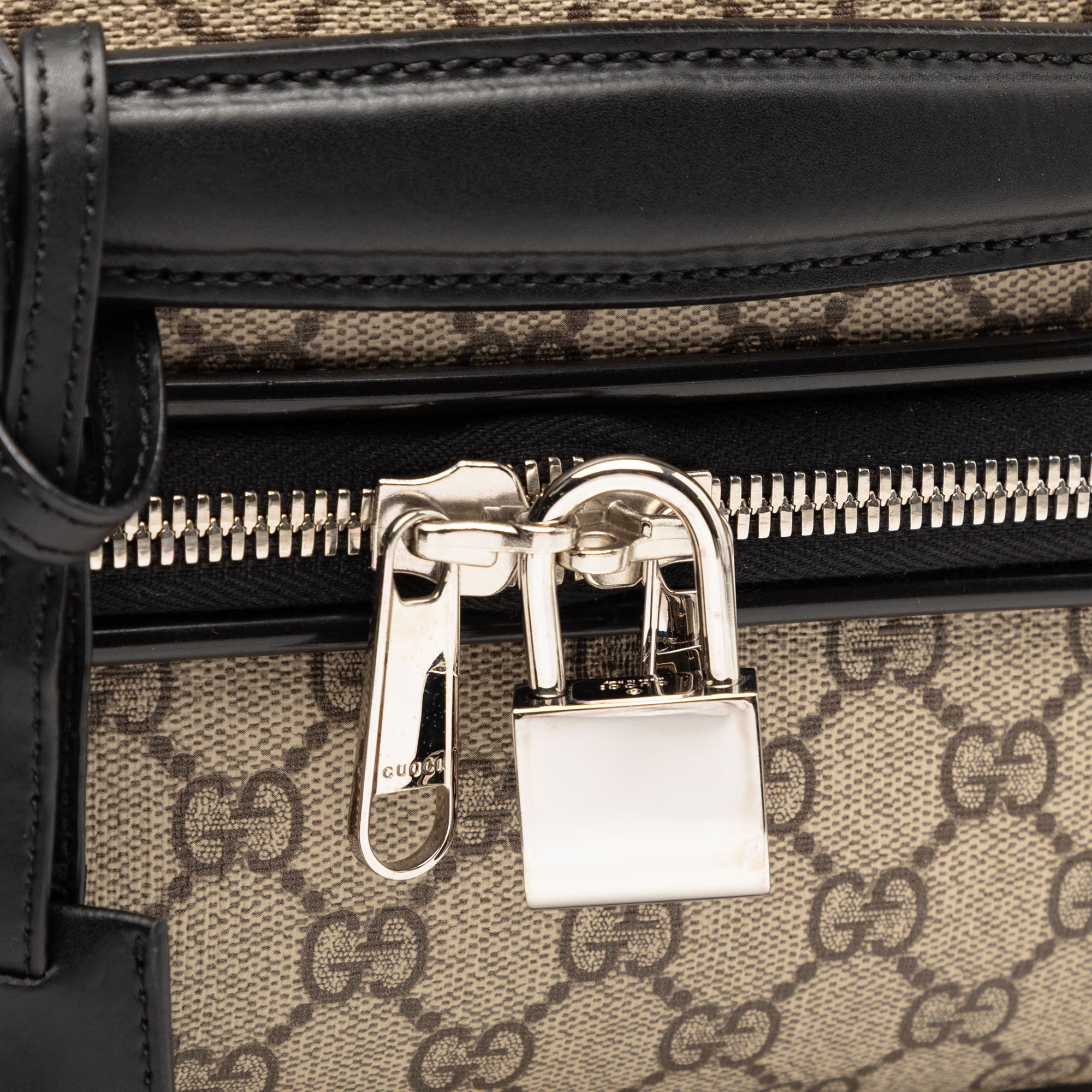 Gucci GG Supreme Carry On Rolling Suitcase