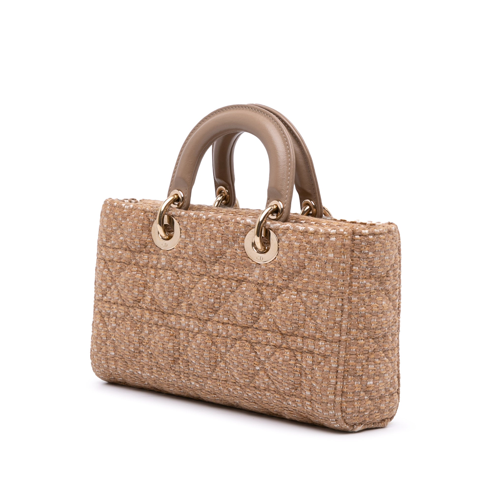 Dior Medium Tweed Cannage Lady D Joy