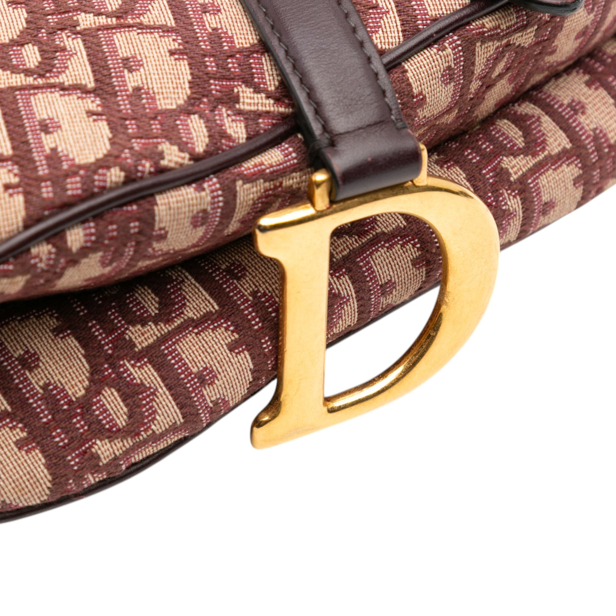 Dior Oblique Canvas Saddle Bag