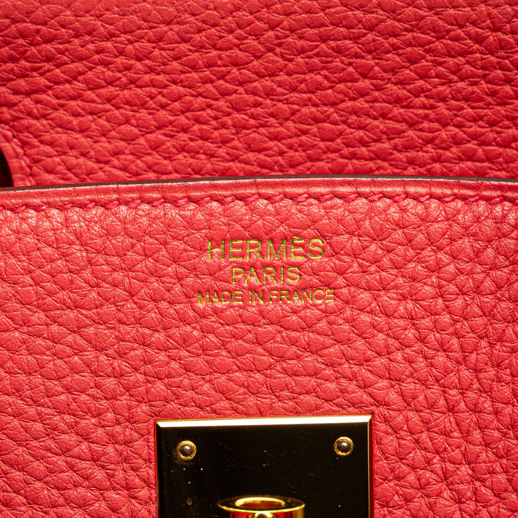 Hermès Clemence Birkin Retourne 30