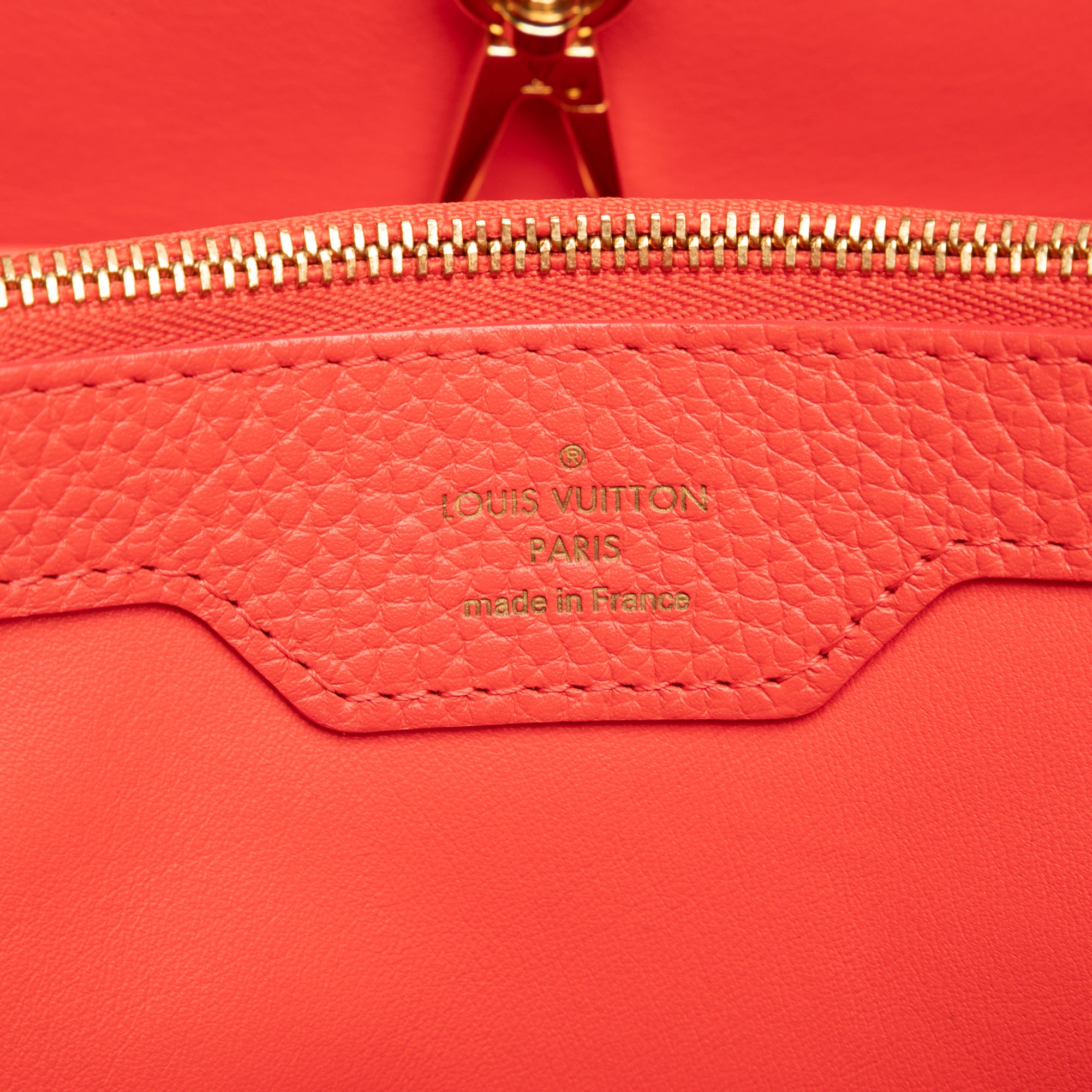 Louis Vuitton Taurillon Capucines MM