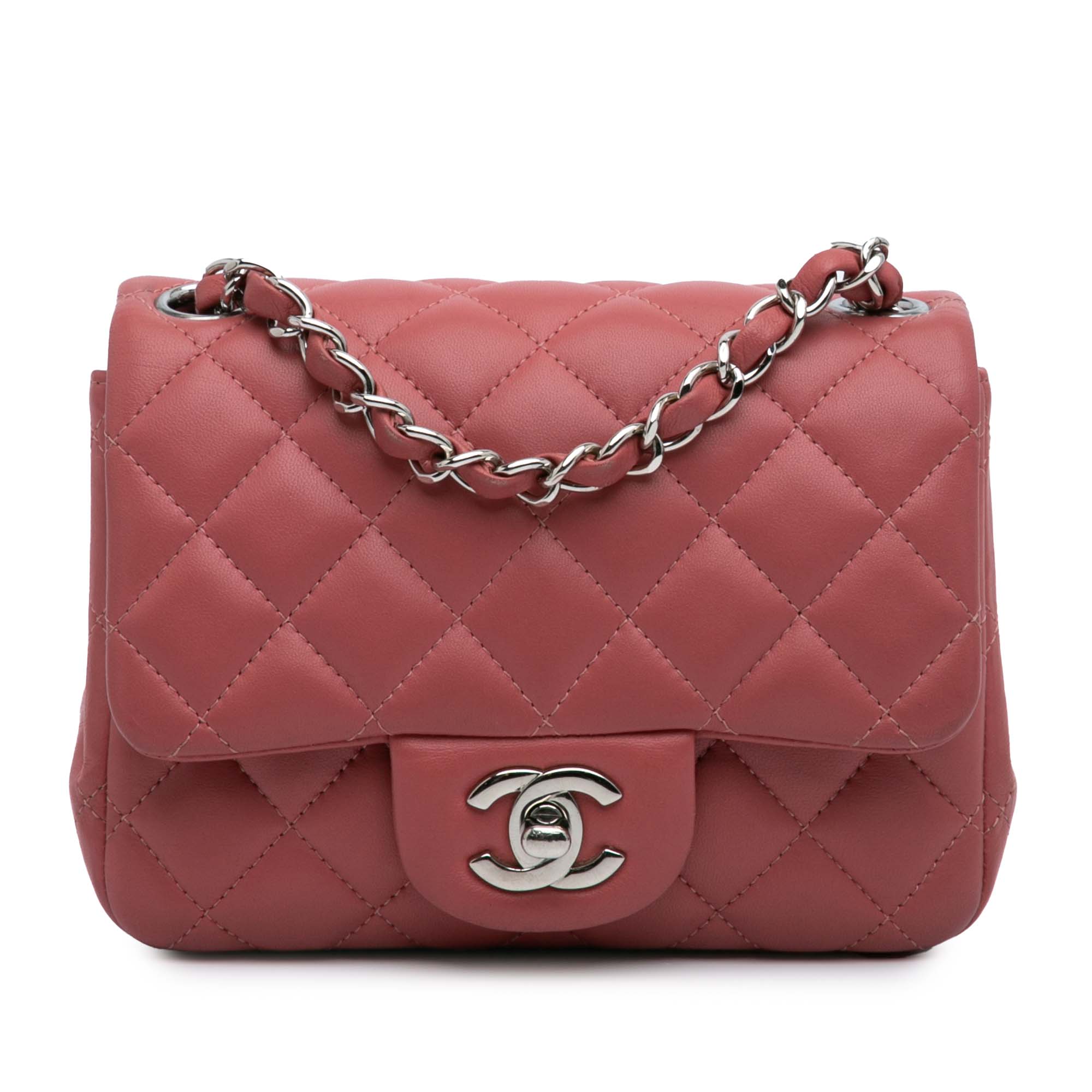 Chanel Mini Square Classic Lambskin Single Flap