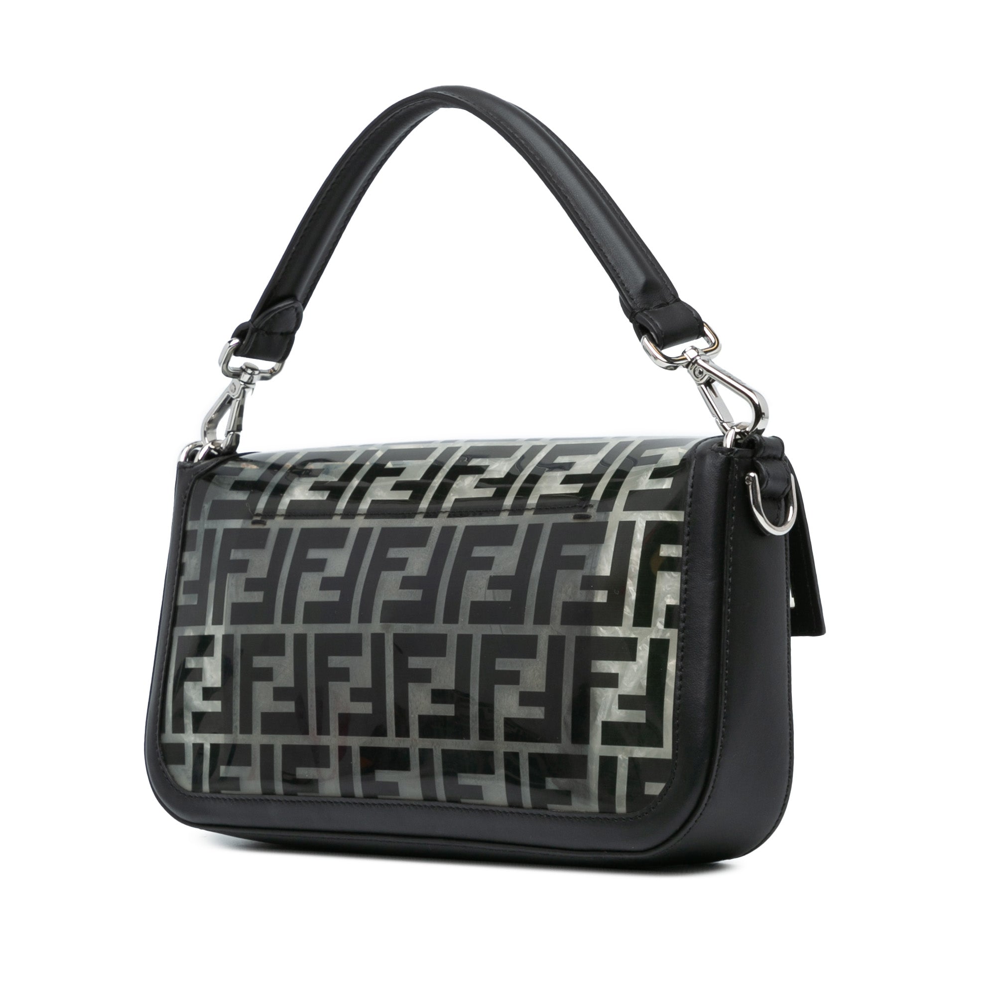 Fendi Medium Zucca PVC Baguette Satchel