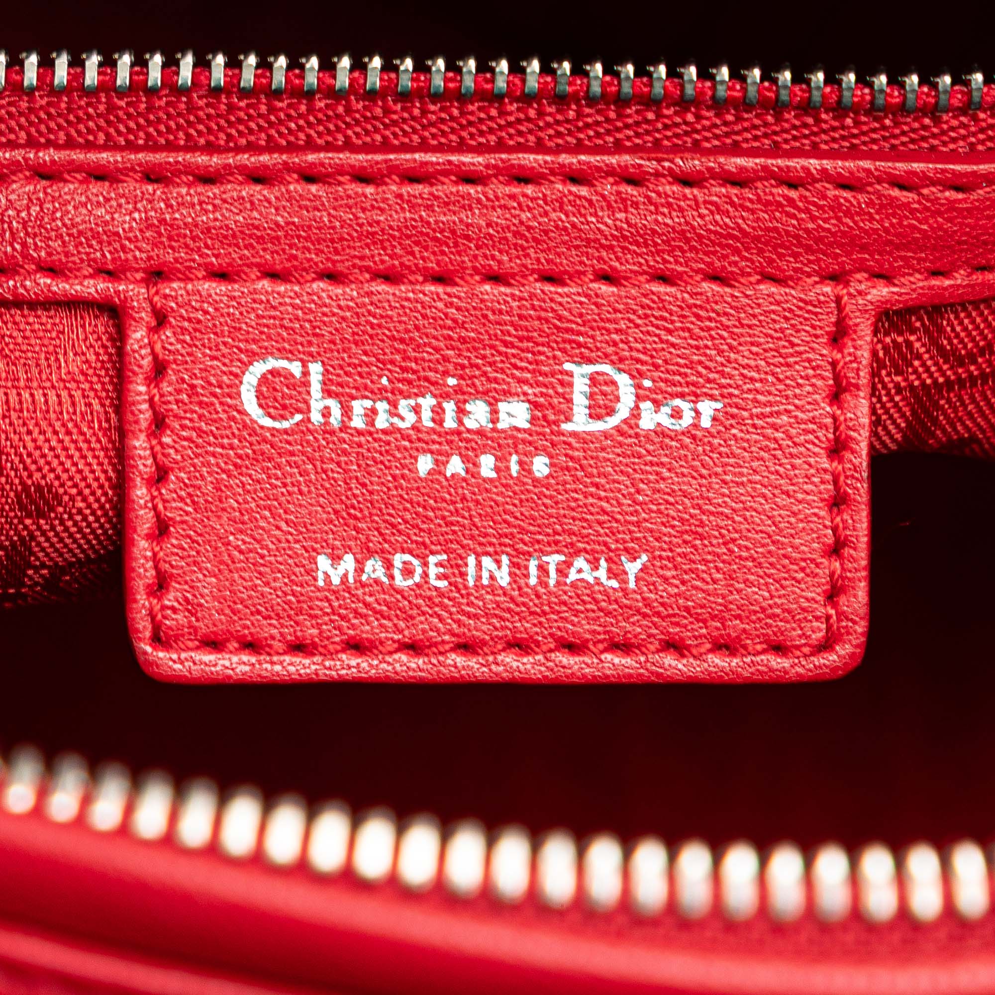 Dior Large Lambskin Cannage Lady Dior