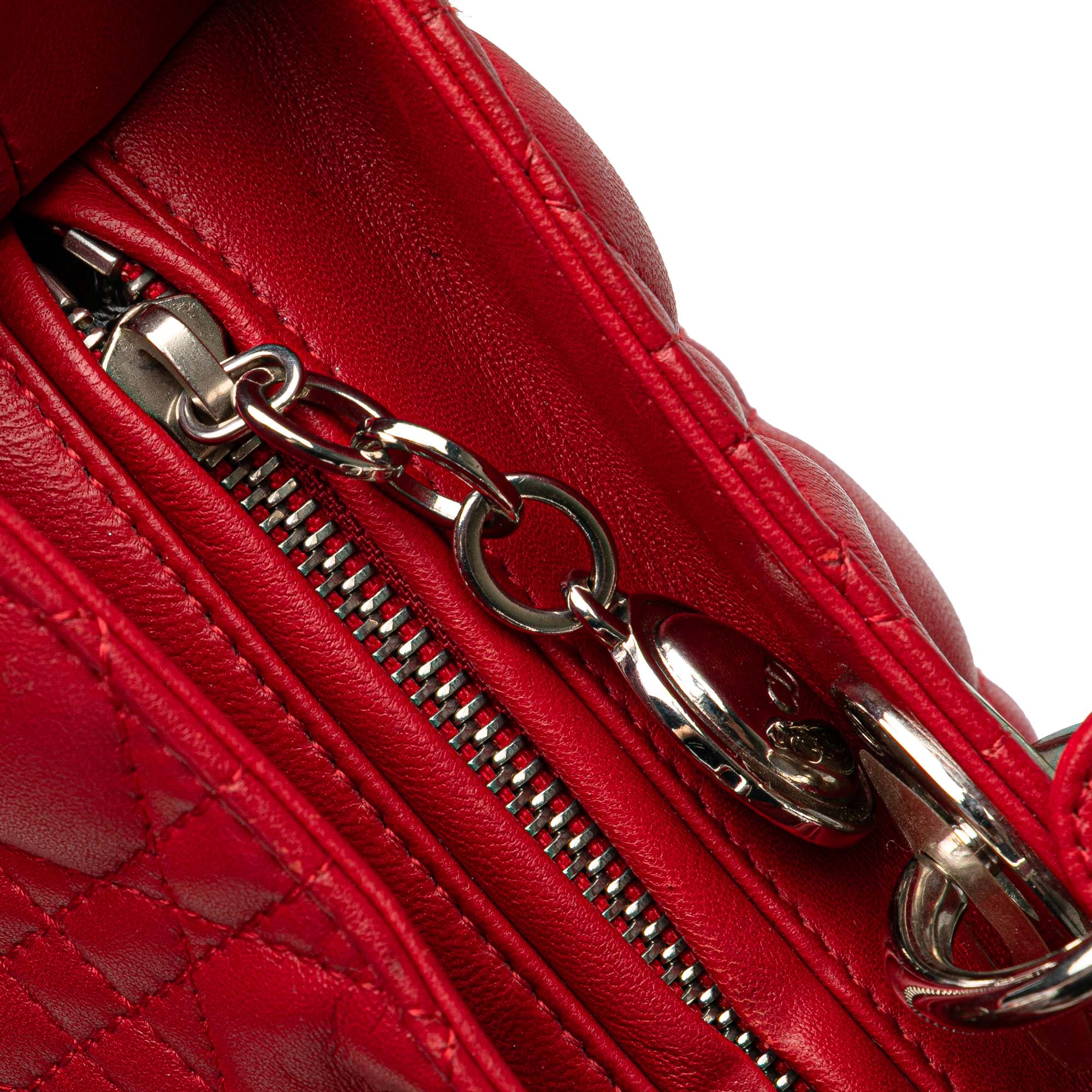 Dior Large Lambskin Cannage Lady Dior