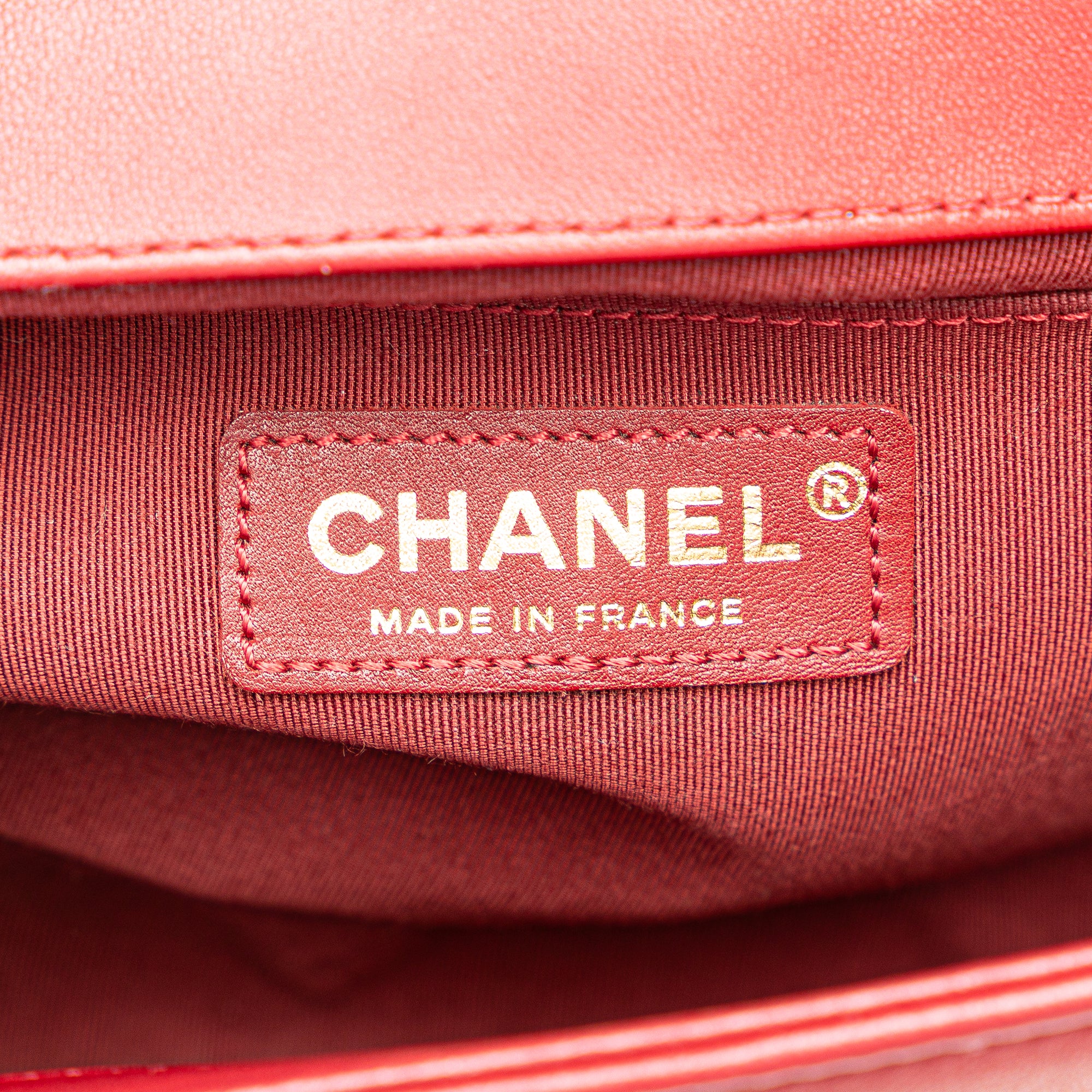 Chanel Old Medium Quilted Lambskin Boy Flap
