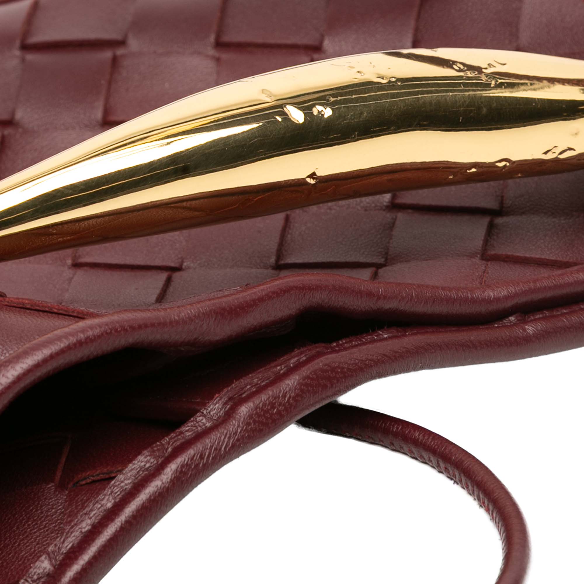 Bottega Veneta Baby Lambskin Intrecciato Sardine Satchel