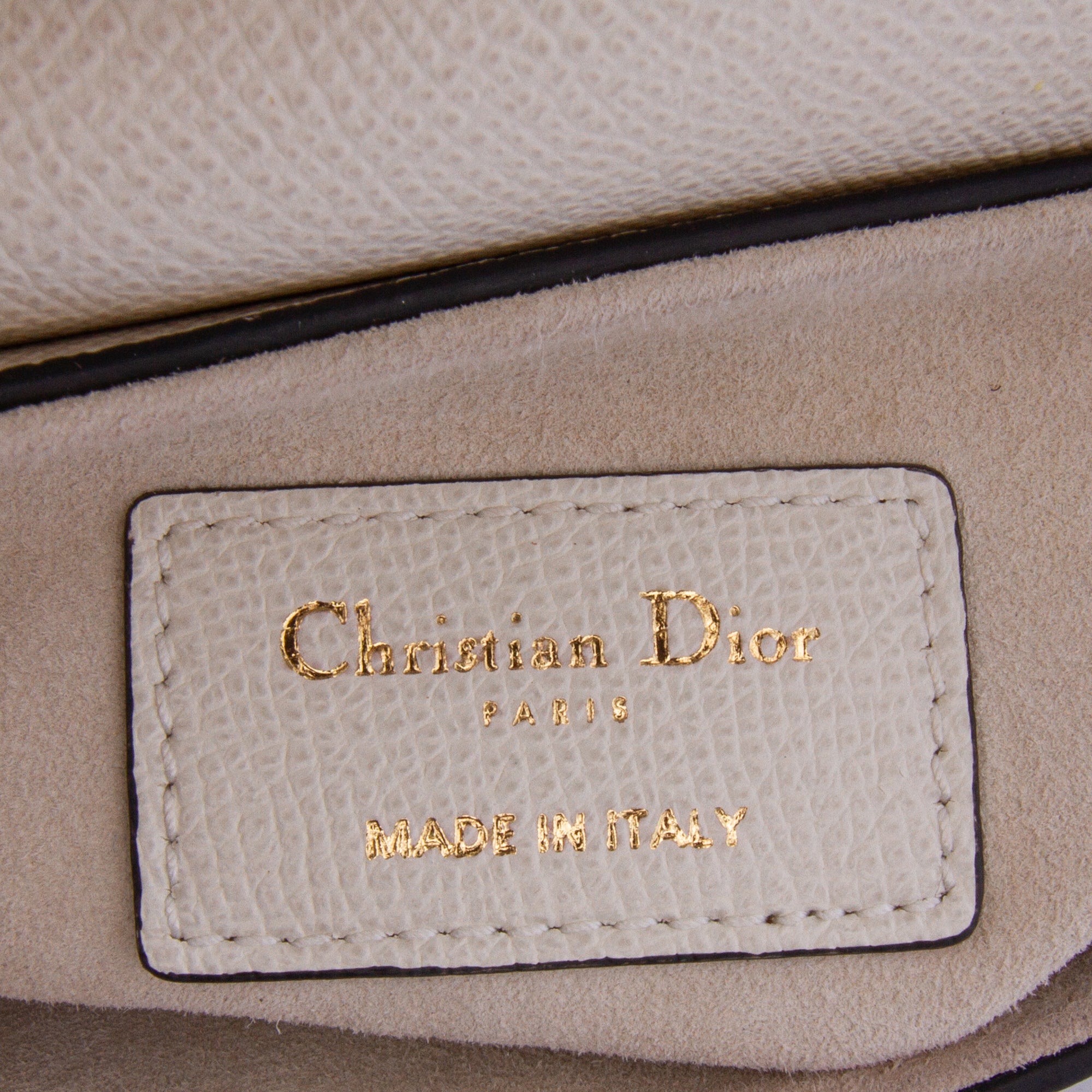 Dior Mini Grained Calfskin Saddle Bag