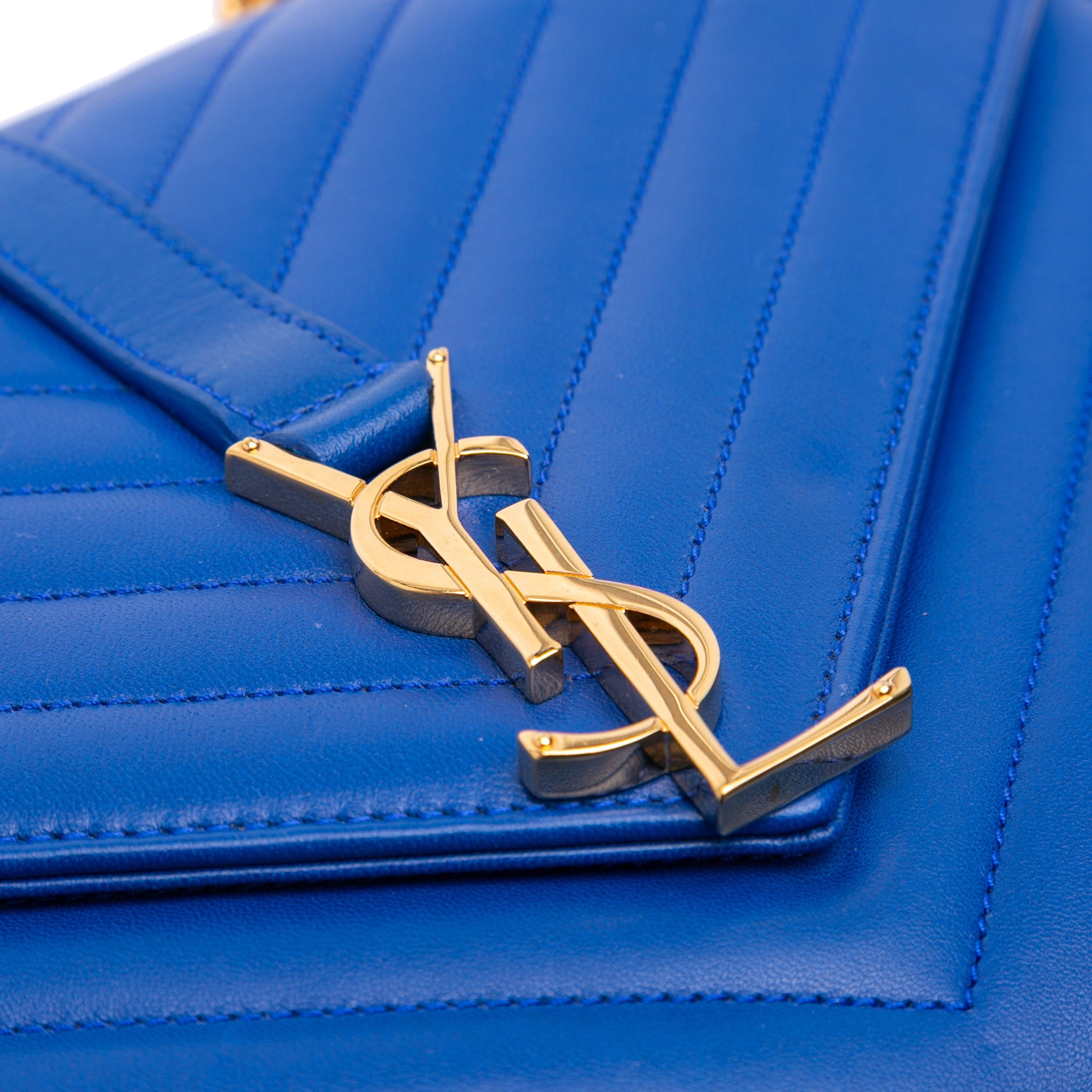 Saint Laurent Medium Matelasse Lambskin Monogram Envelope Shoulder Bag