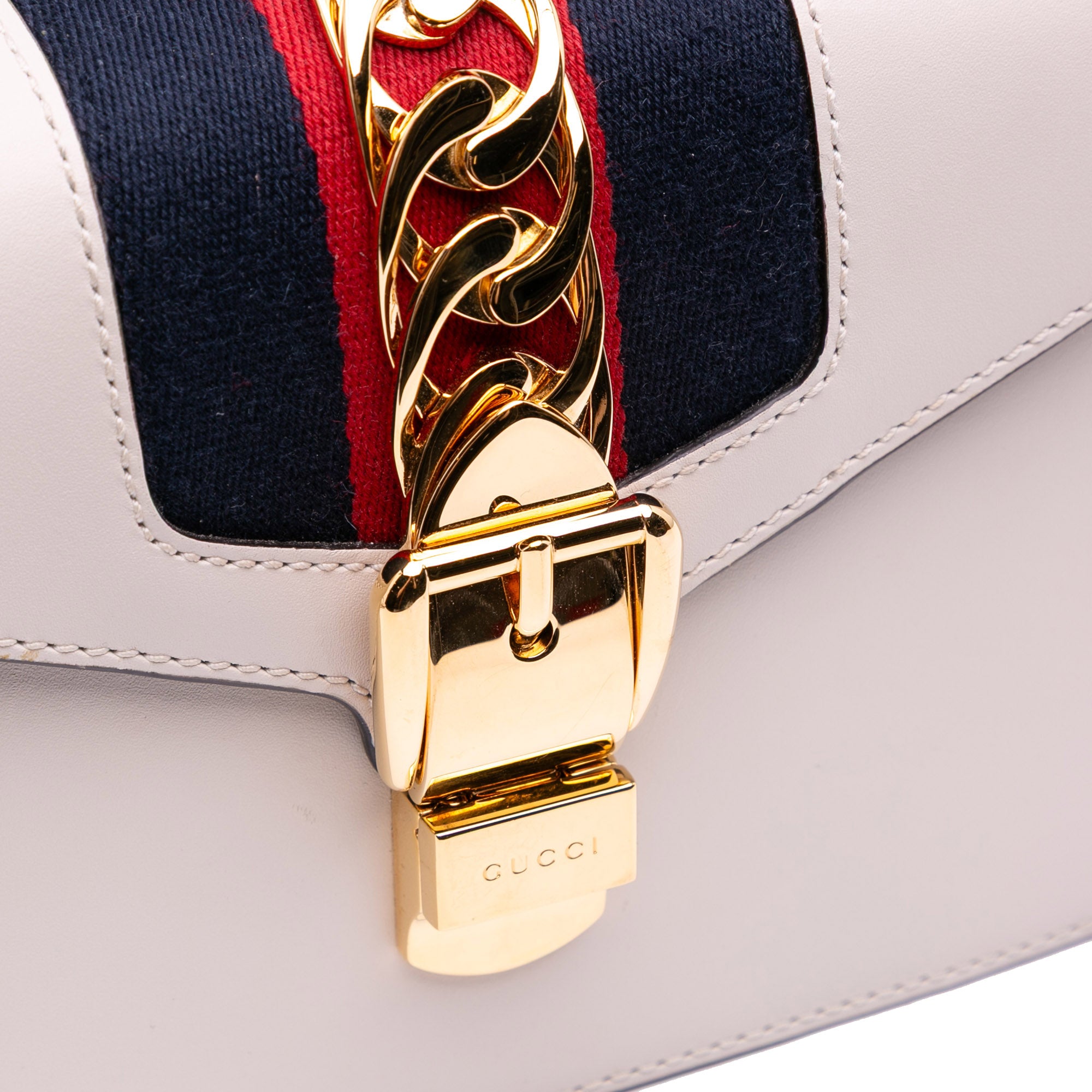 Gucci Mini Calfskin Sylvie Satchel