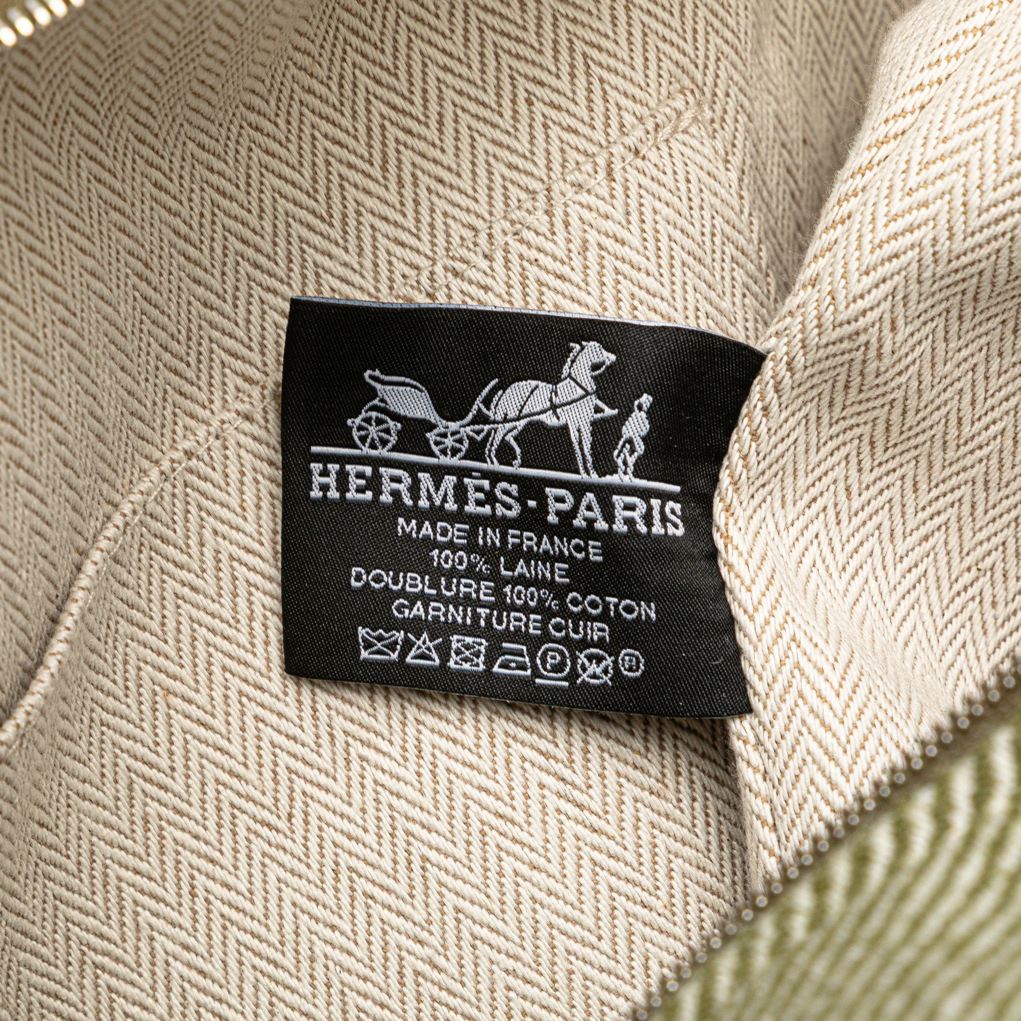 Hermès Large Wool Bride A Brac H Natte Case