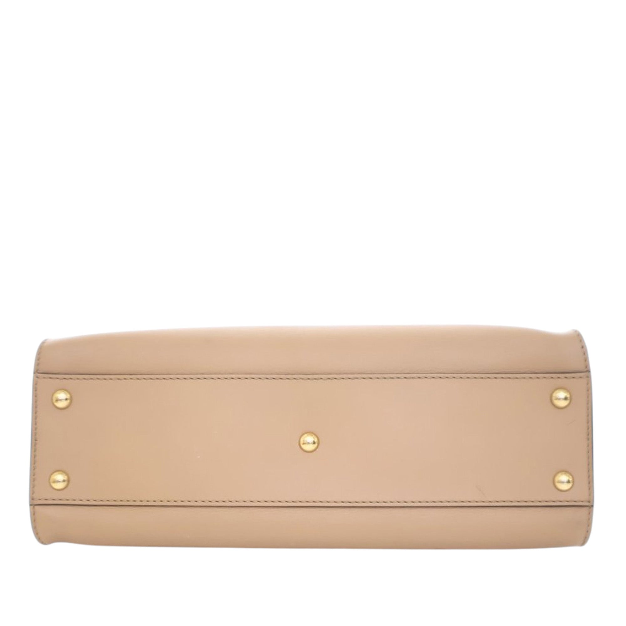 Fendi Medium Leather Peekaboo Iconic Satchel