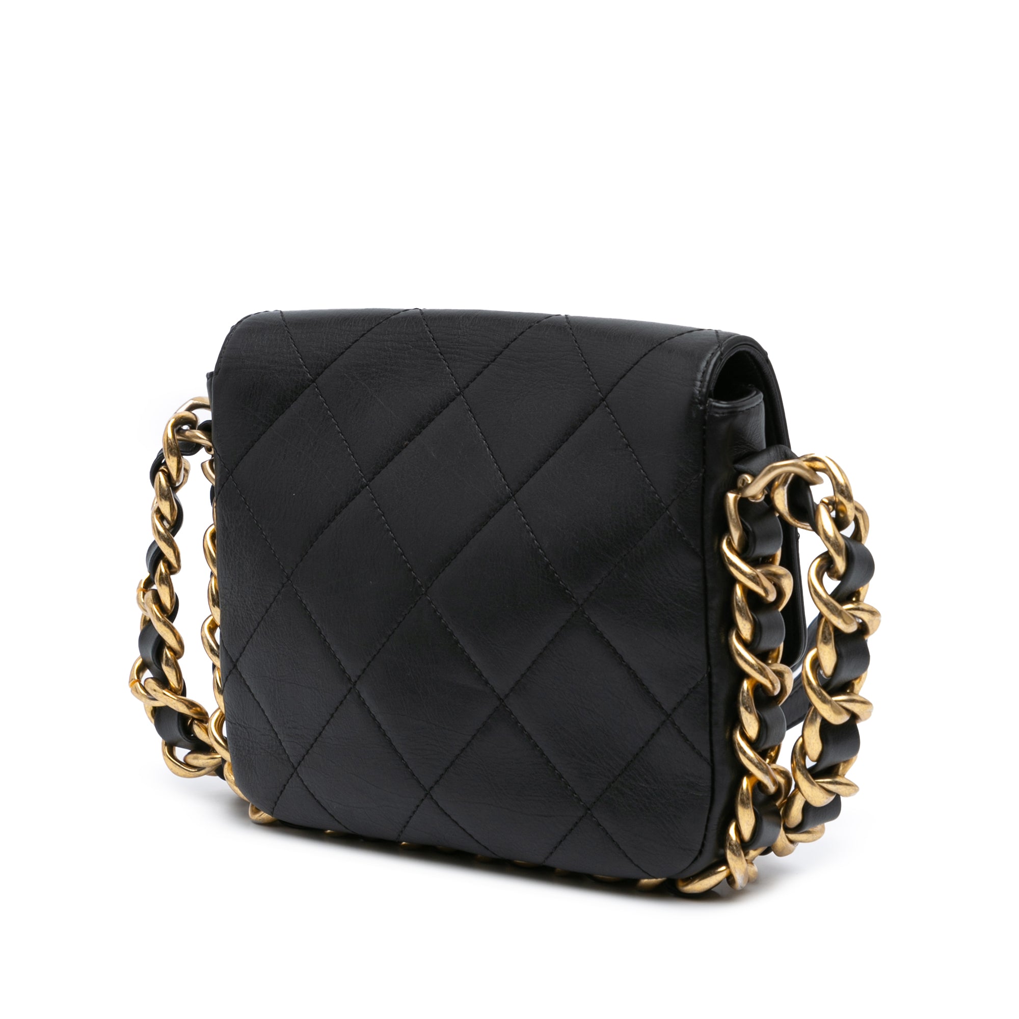 Chanel Small Quilted Calfskin Framing Chain Flap