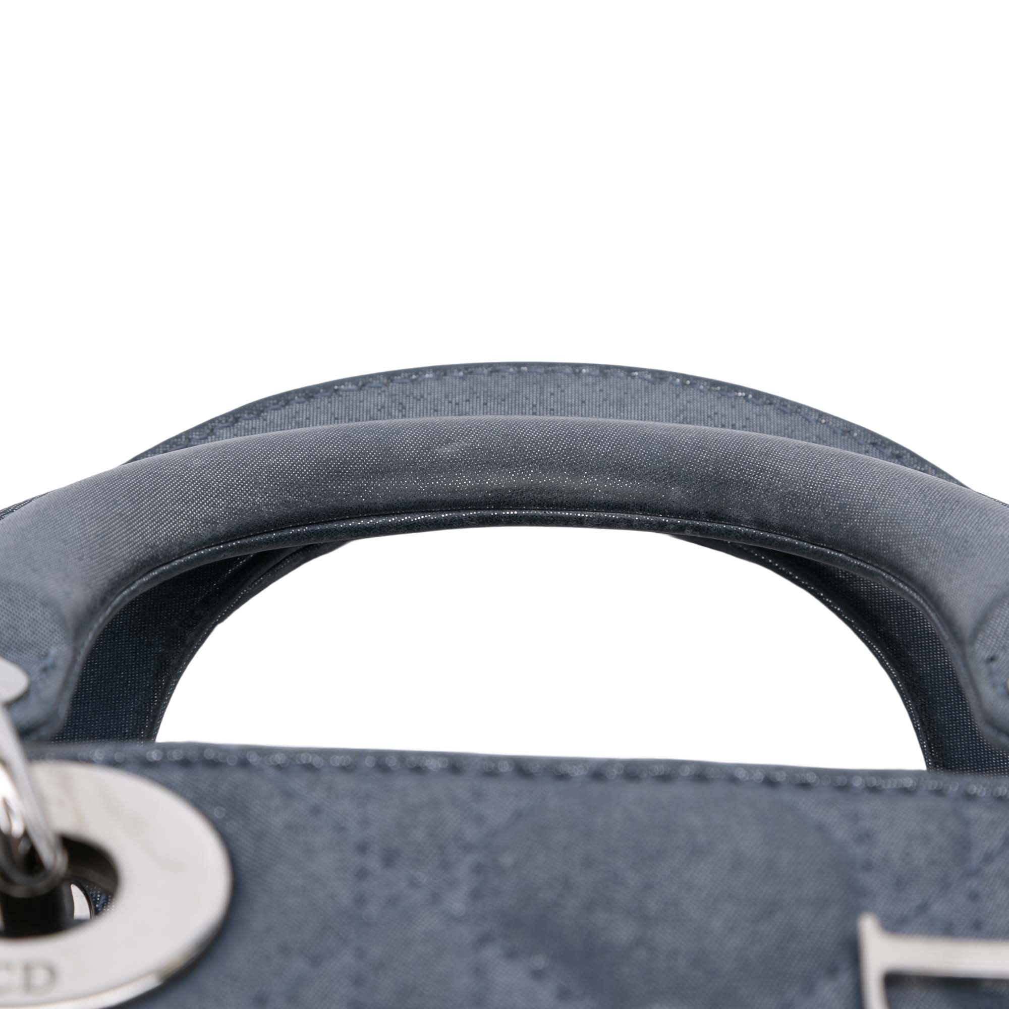 Dior Mini Iridescent Lambskin Cannage Lady Dior