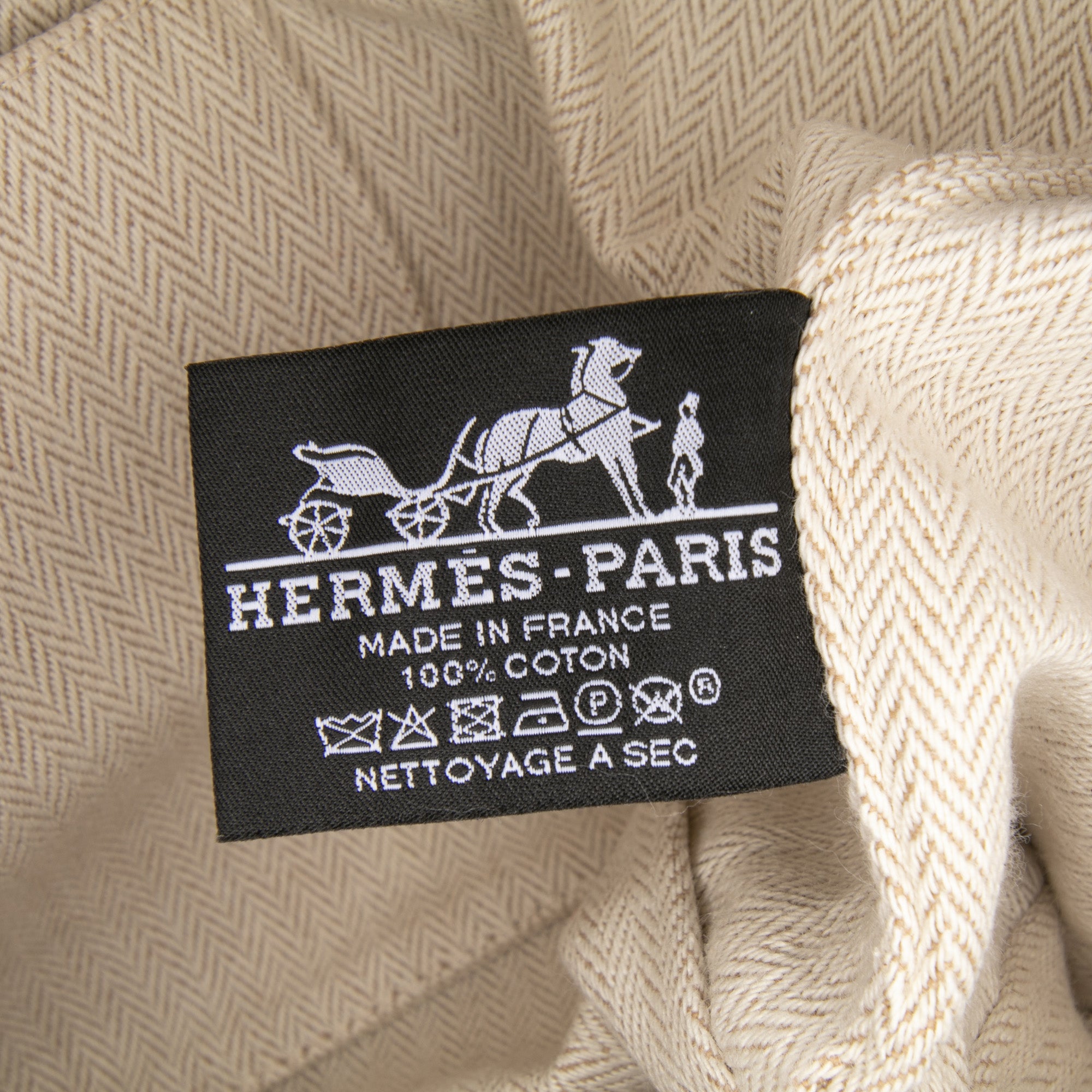 Hermès Large Toile Bride A Brac Case