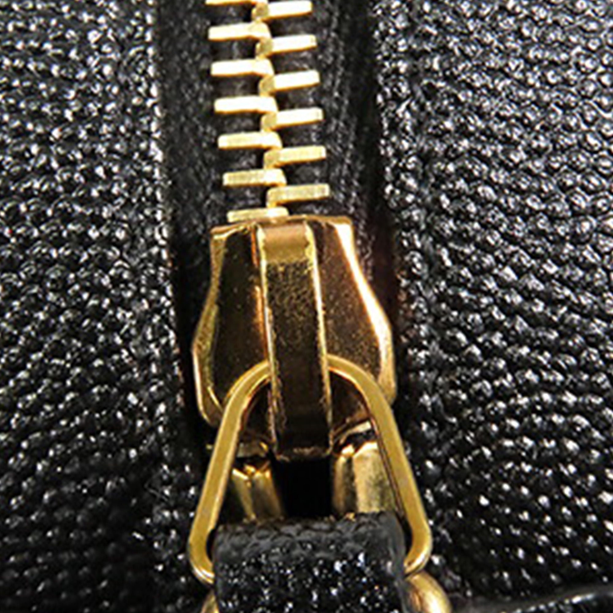 Saint Laurent Grain De Poudre Chevron Round Vinyle Camera Bag