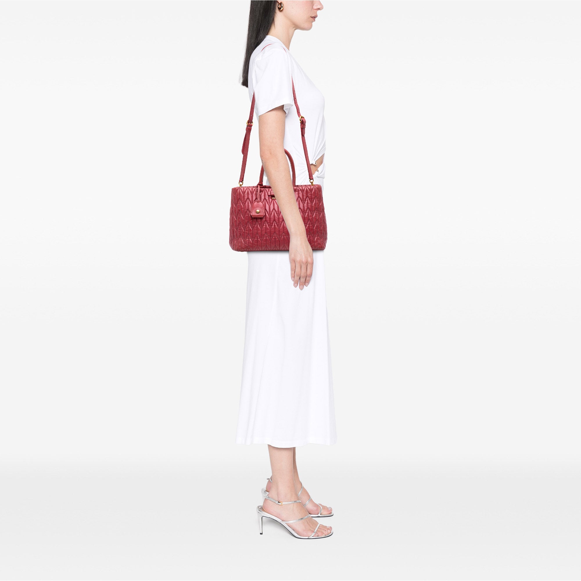Miu Miu Matelasse Lambskin Satchel