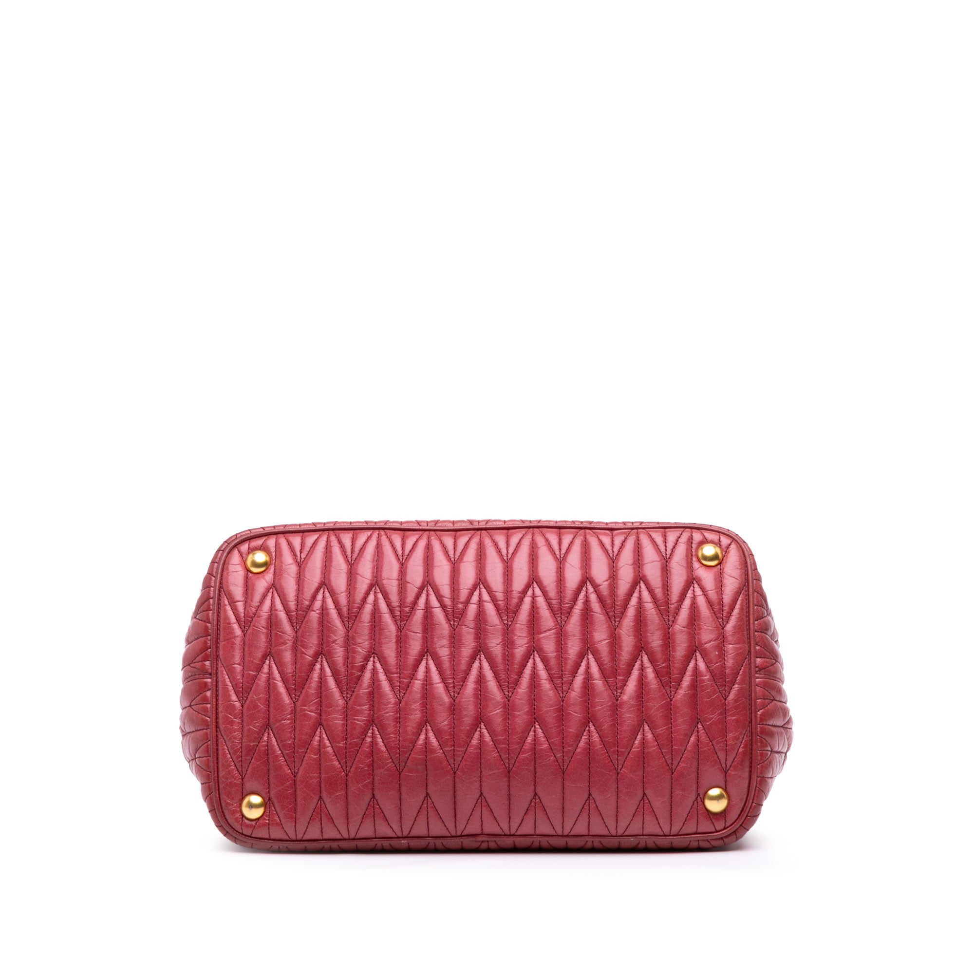 Miu Miu Matelasse Lambskin Satchel