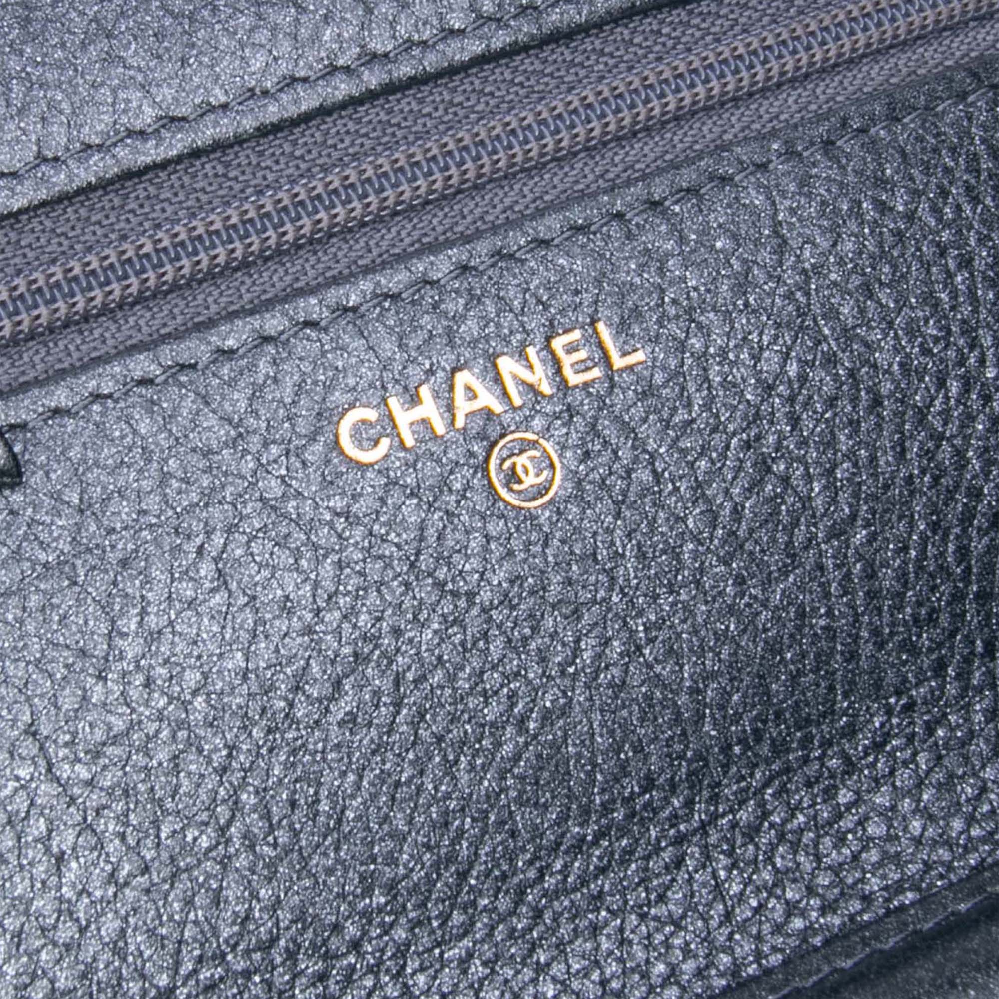 Chanel Quilted Lambskin Boy Wallet On Chain
