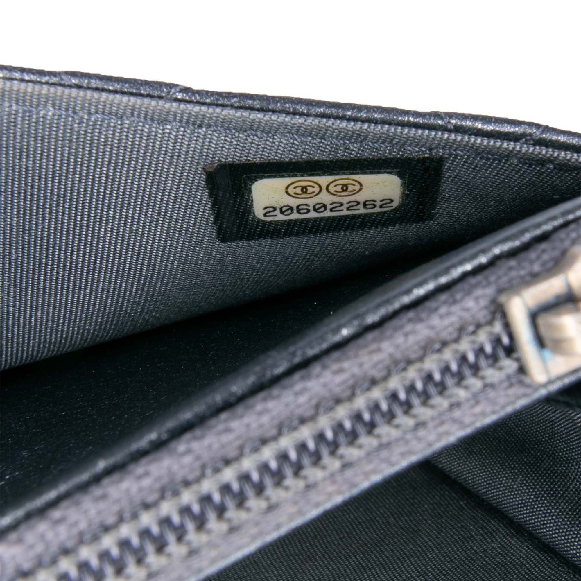 Chanel Quilted Lambskin Boy Wallet On Chain