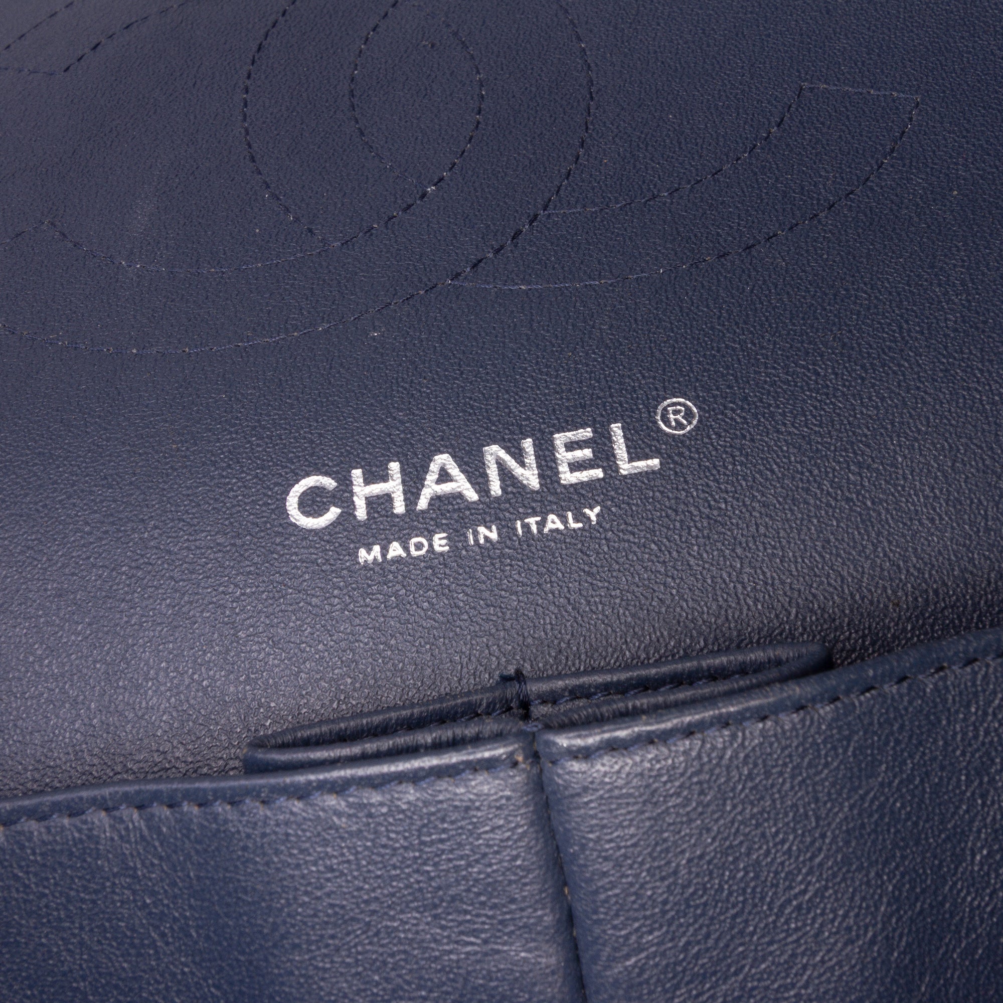 Chanel Jumbo Classic Chevron Patent Double Flap