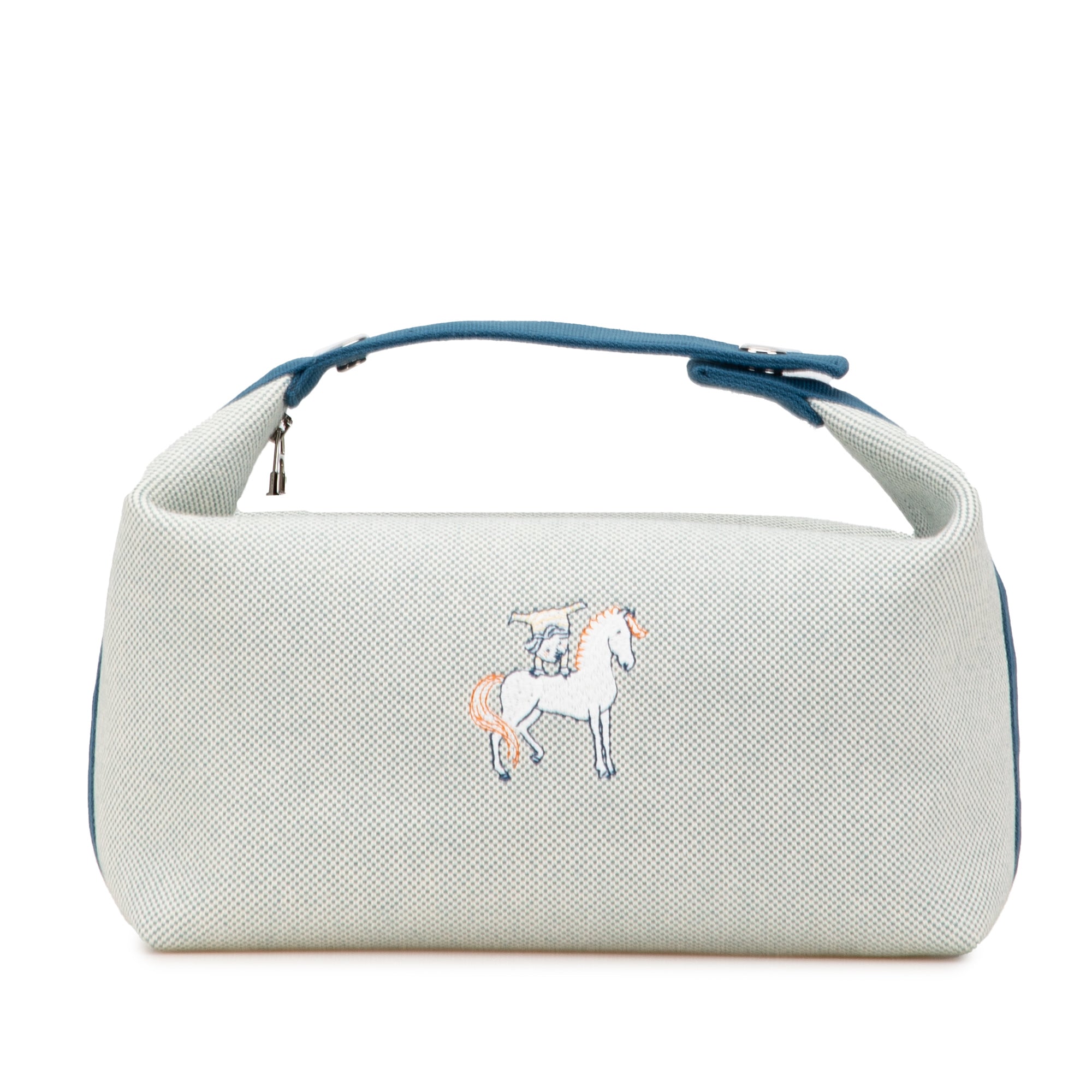 Hermès Large Toile Bride A Brac Cabriole Case