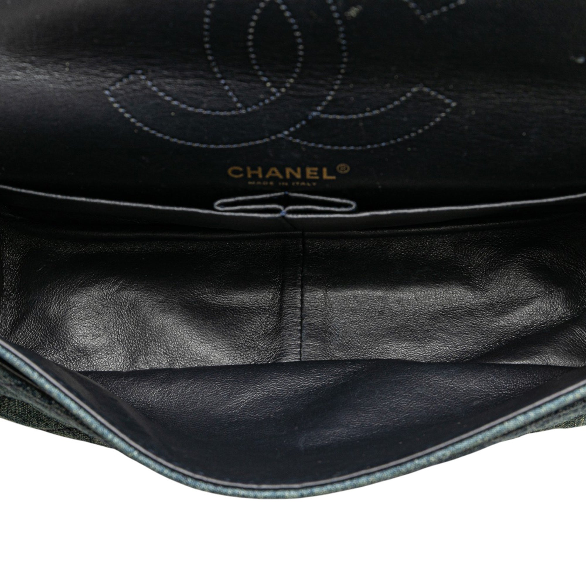 Chanel Quilted Denim Reissue 2.55 Double Flap 226