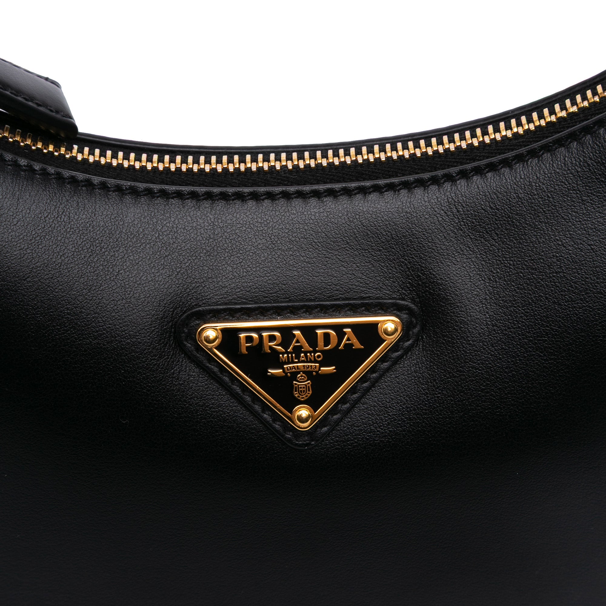 Prada Small Soft Calf Arque Satchel
