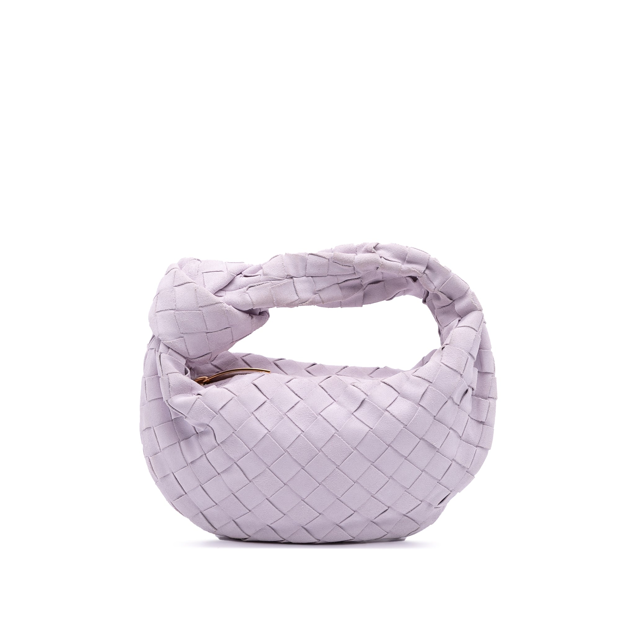 Bottega Veneta Mini Suede Intrecciato Jodie