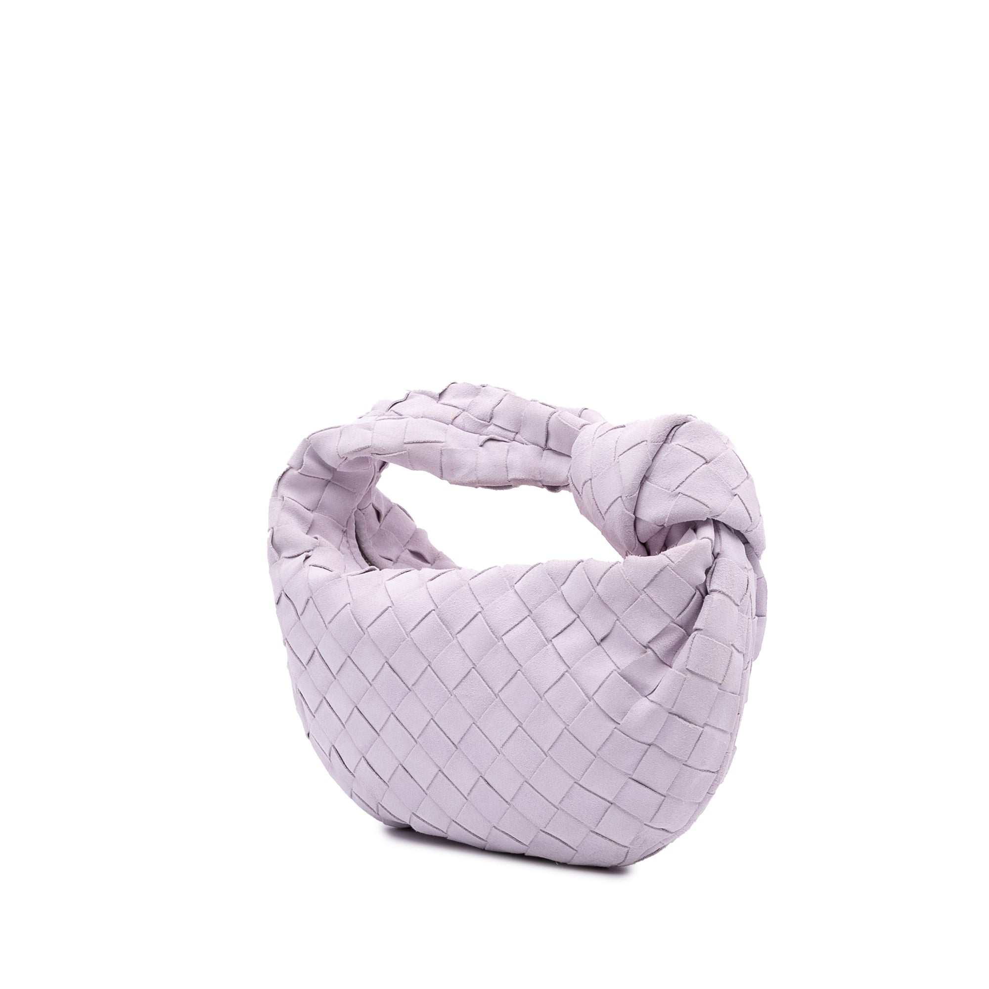 Bottega Veneta Mini Suede Intrecciato Jodie